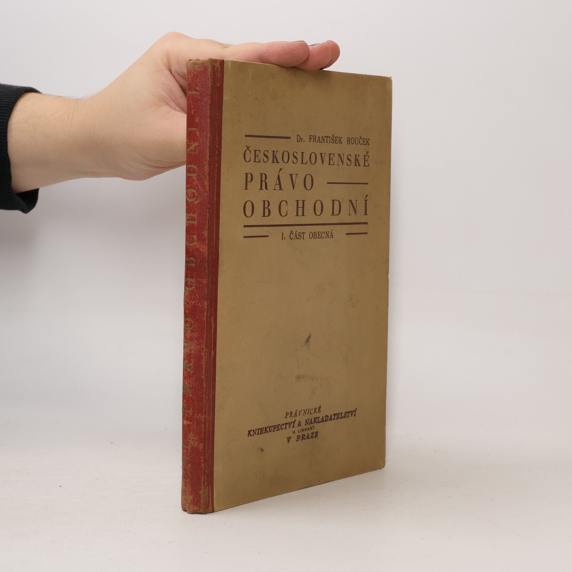 Rouček František Československé právo obchodní