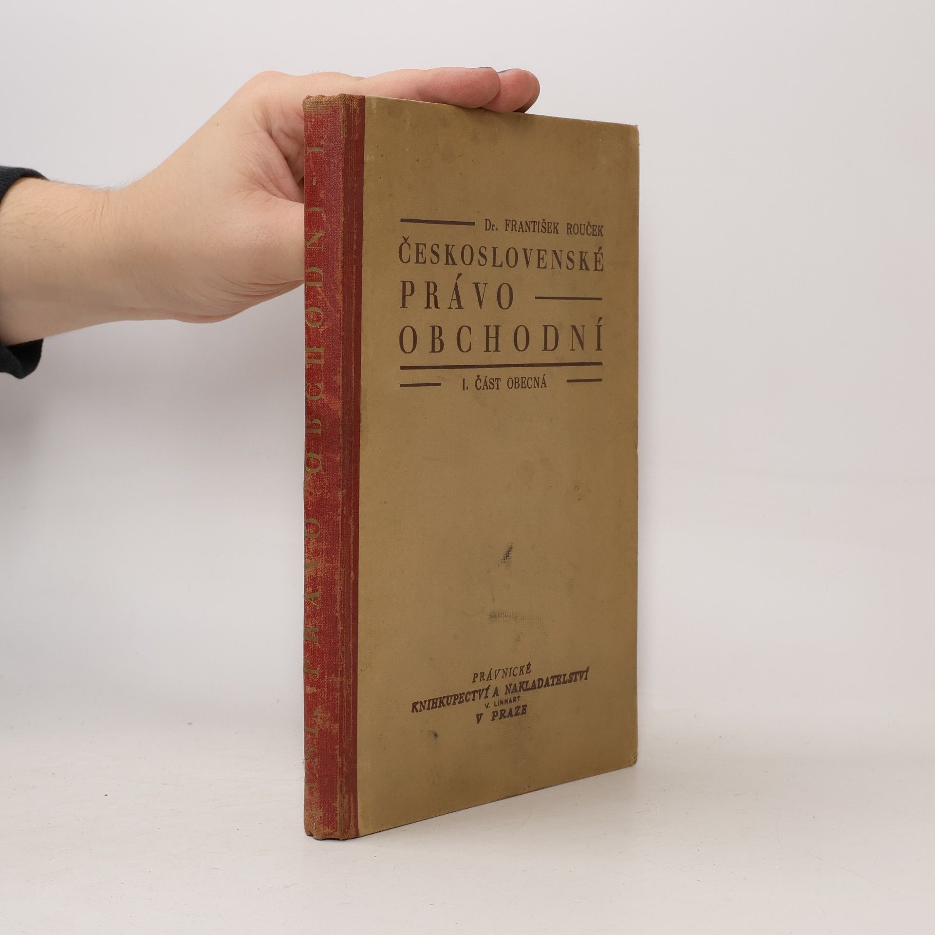 Rouček František Československé právo obchodní