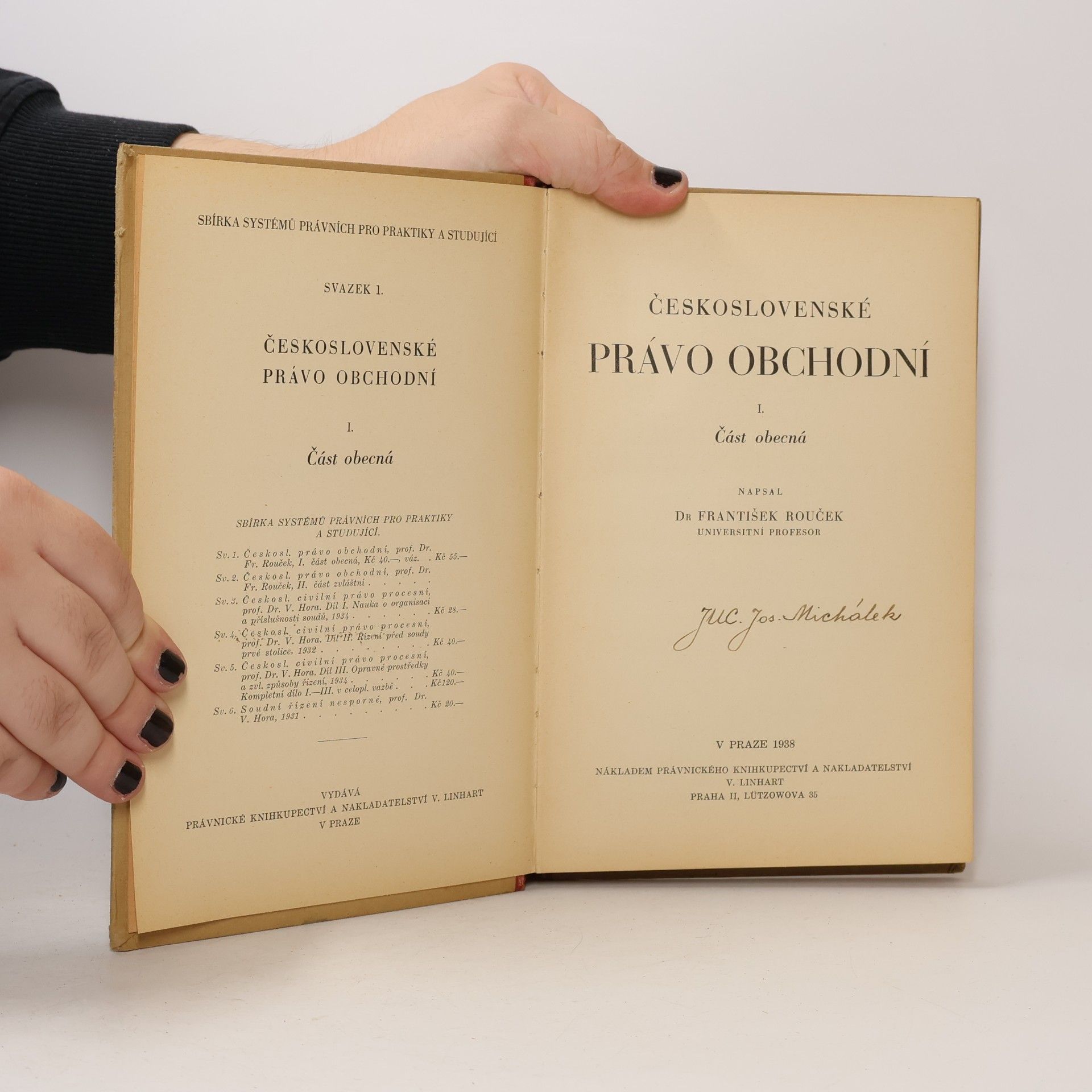 Rouček František Československé právo obchodní