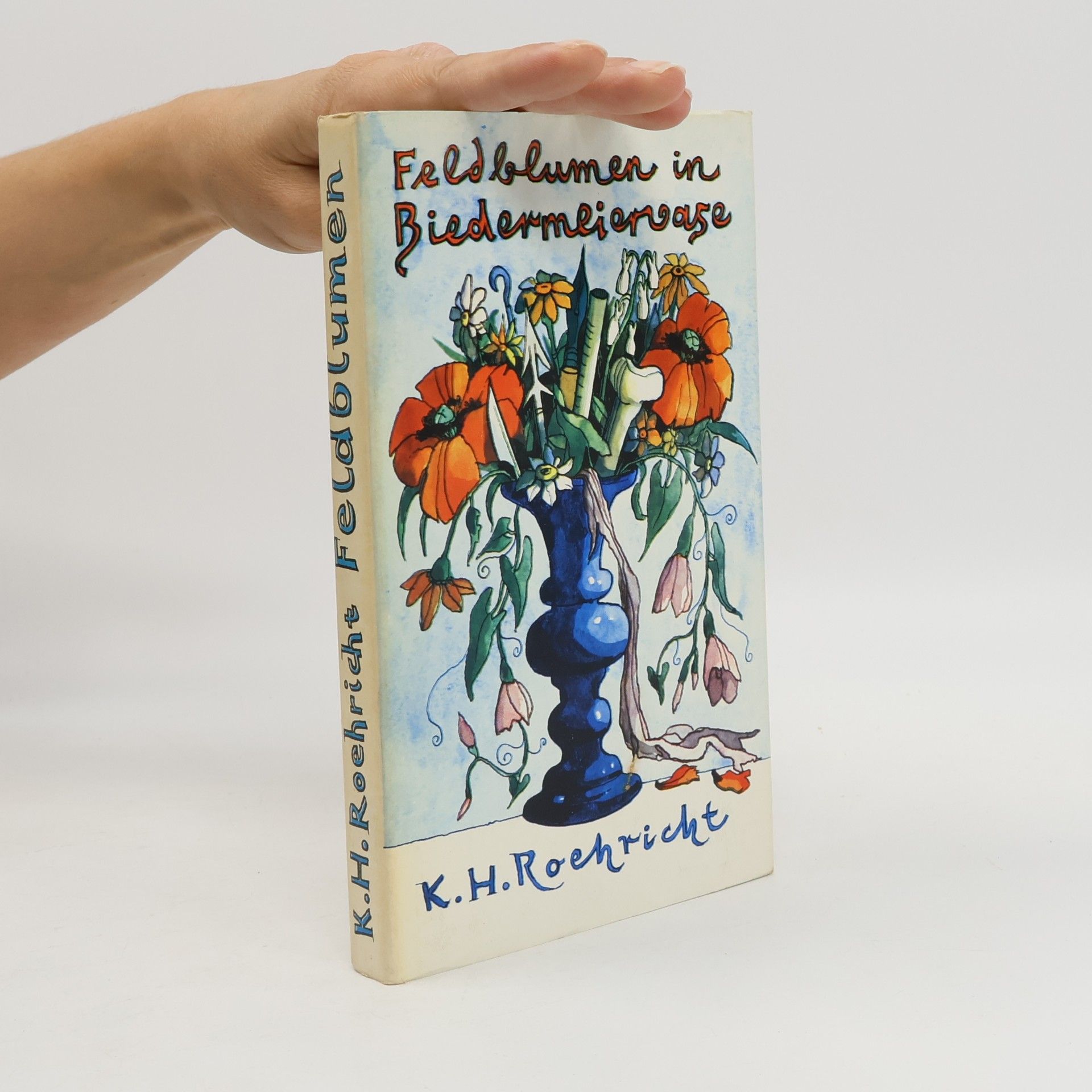 K.H. Roehricht Feldblumen in Biedermeiervase