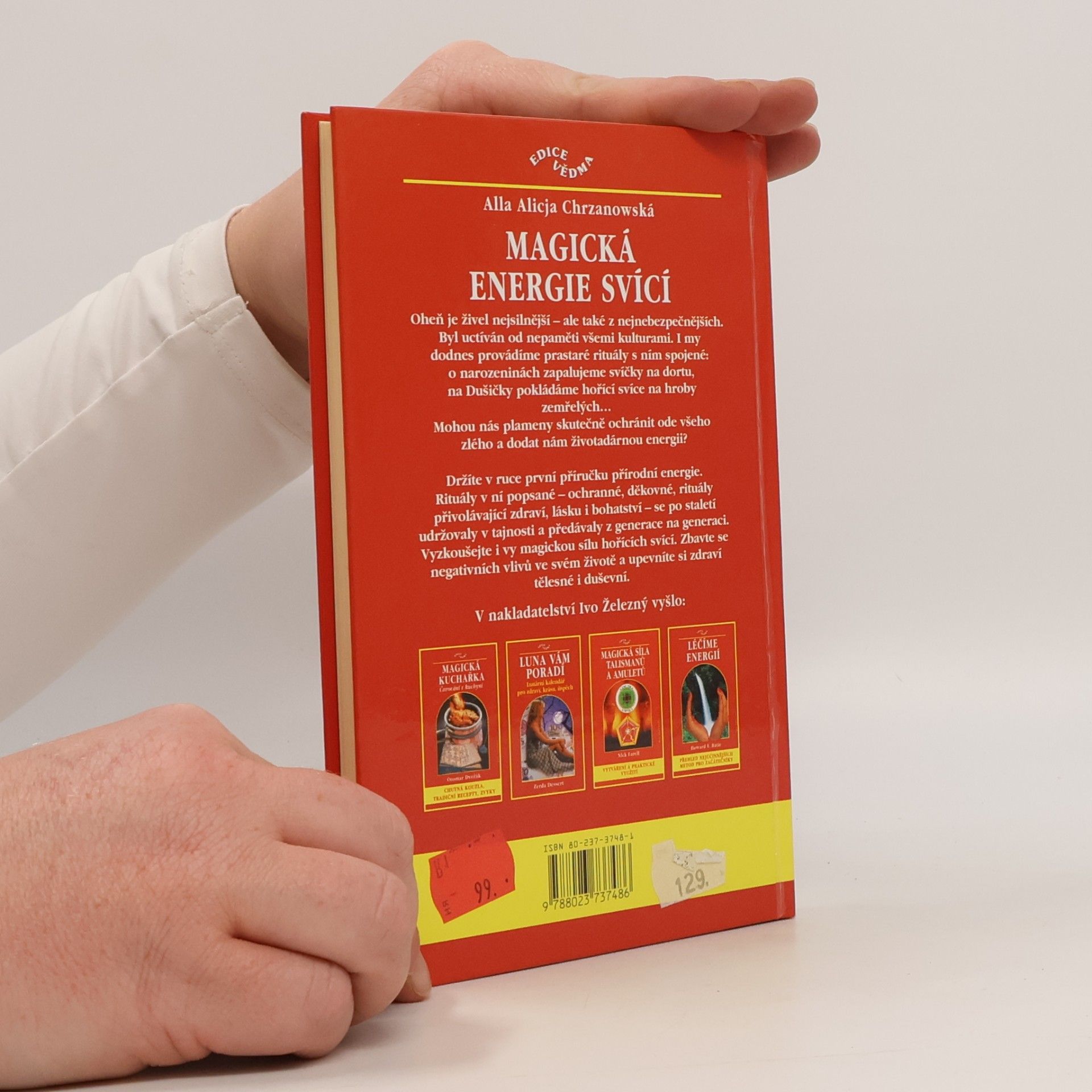 Chrzanowska Alicja Magická energie svící : využijte síly ohně
