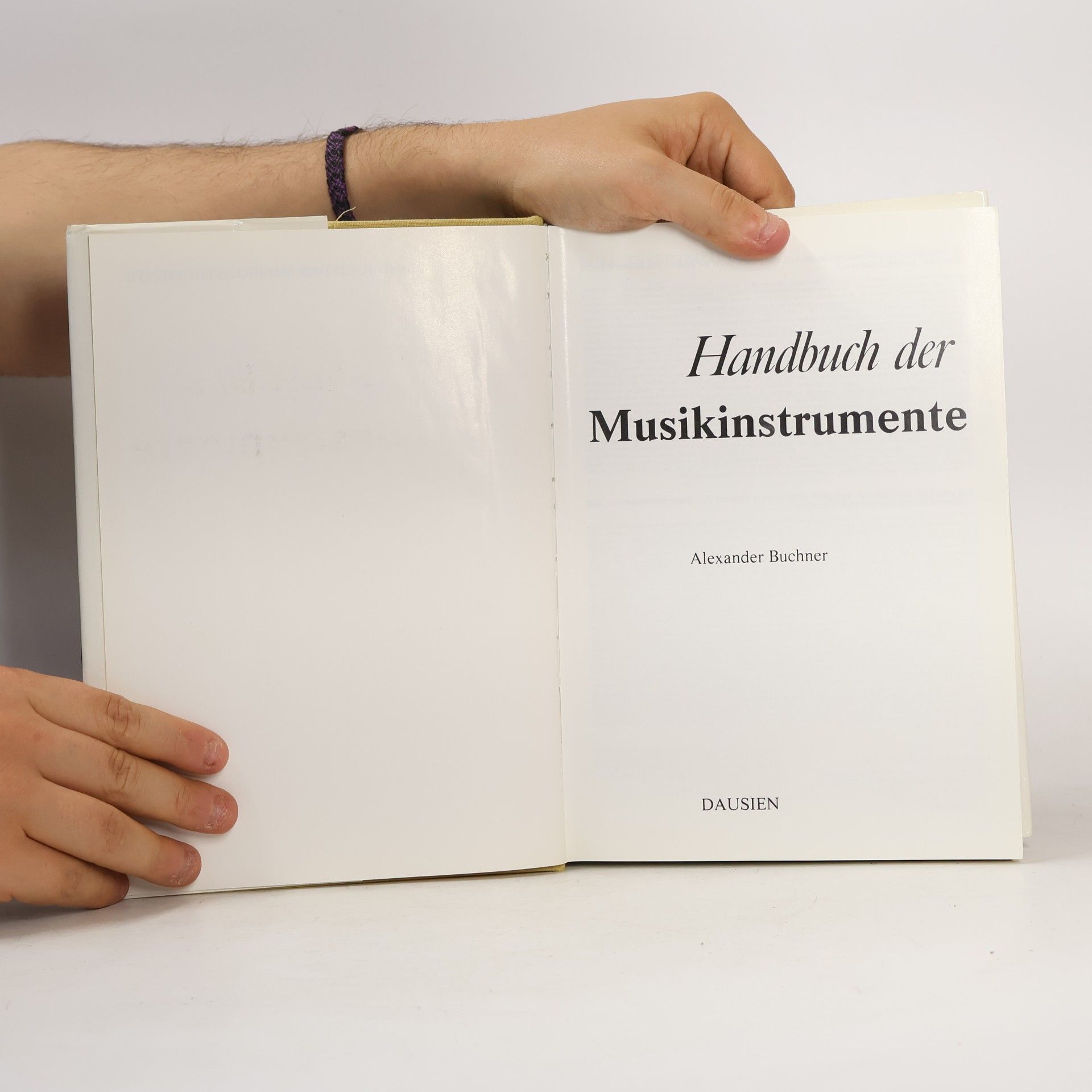 Alexander Buchner Handbuch der Musikinstrumente