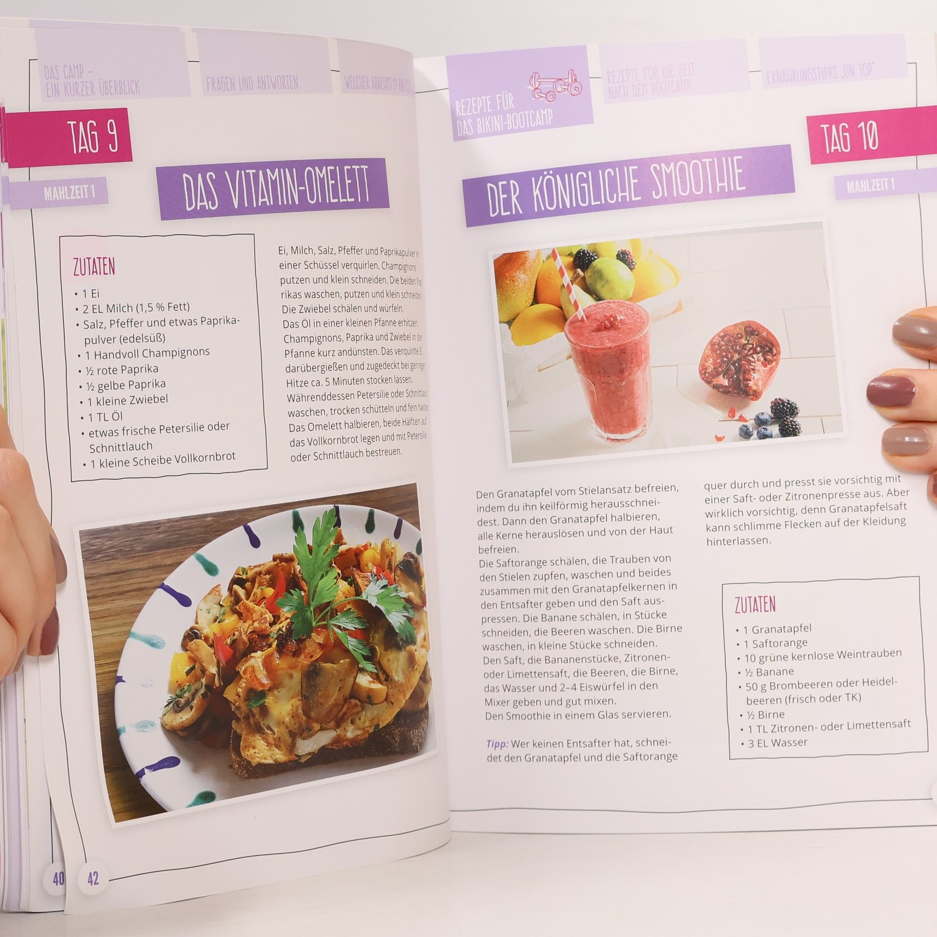 Silke Kayadelen Das Bikini Bootcamp - Rezeptbuch
