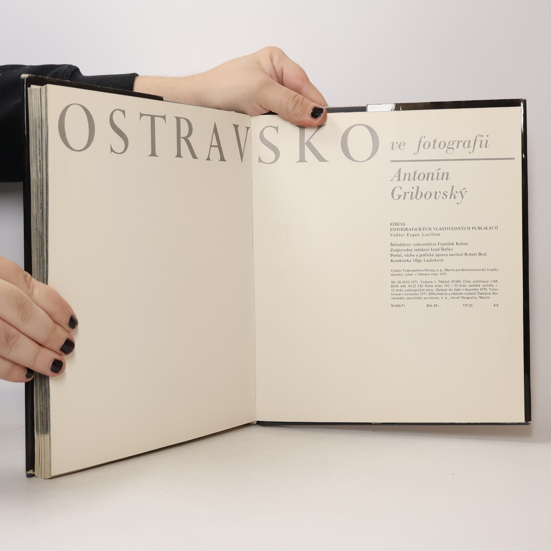 Antonín Gribovský Ostravsko ve fotografii