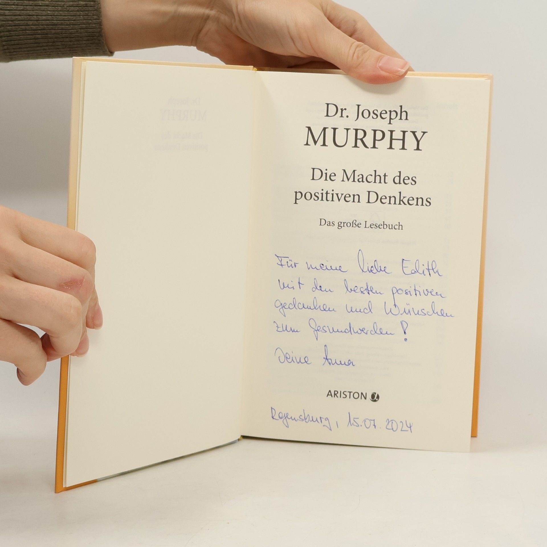 Joseph Murphy Die Macht des positiven Denkens