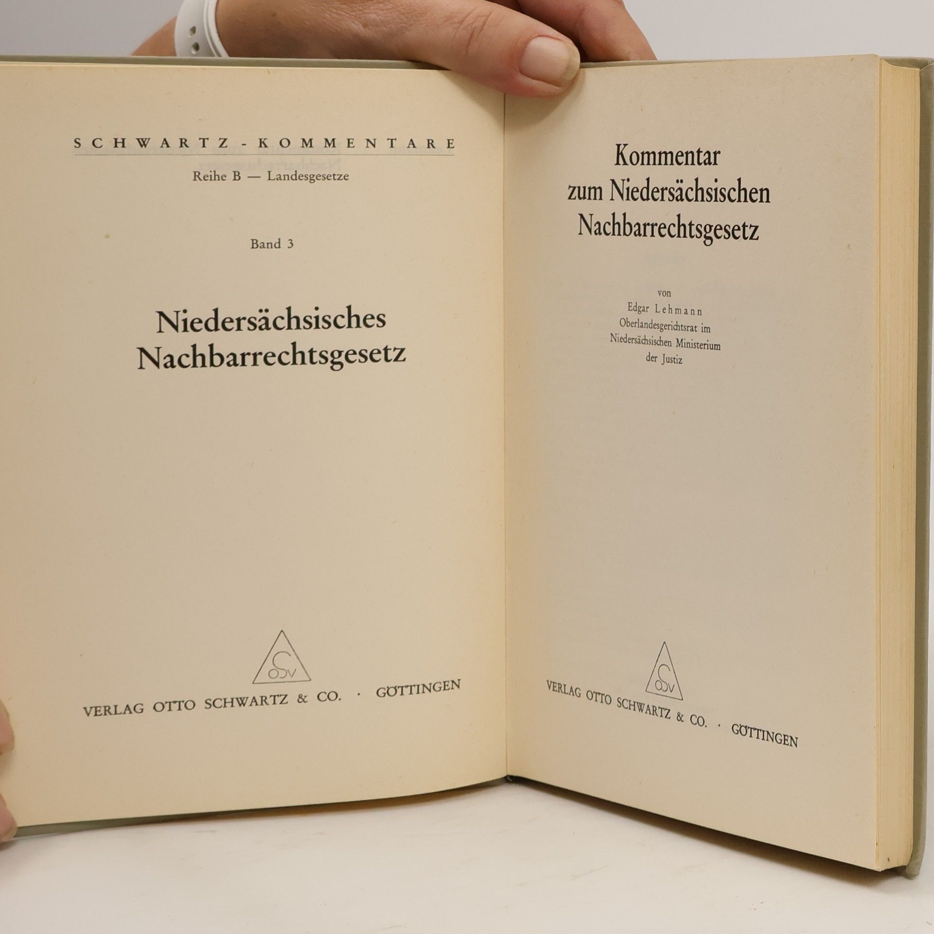 Edgar Lehmann Kommentar zum Niedersächsischen Nachbarrechtsgesetz