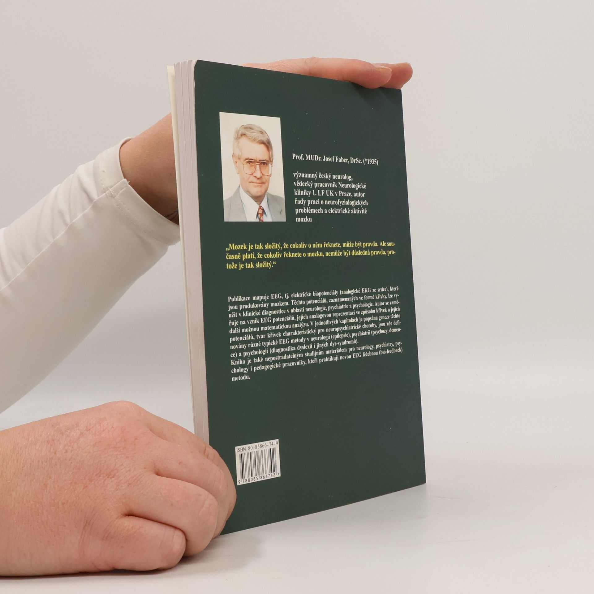 Josef Faber Elektroencefalografie a psychofyziologie