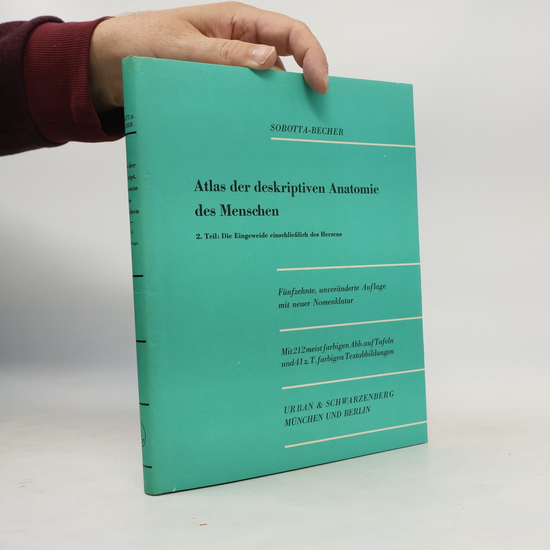 Johannes Sobotta Atlas der deskriptiven Anatomie des Menschen