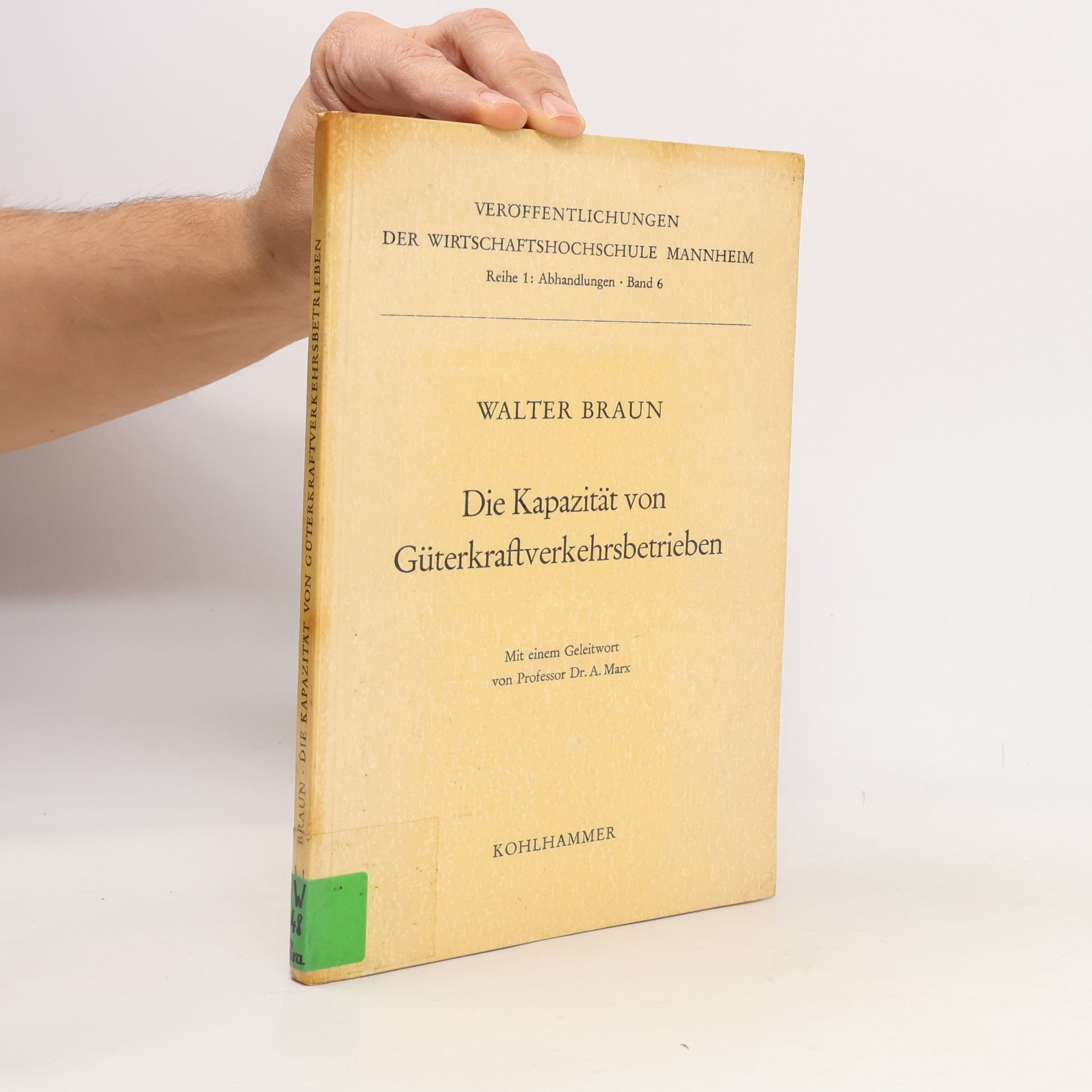 Die Kapazität von Güterkraftverkehrsbetrieben