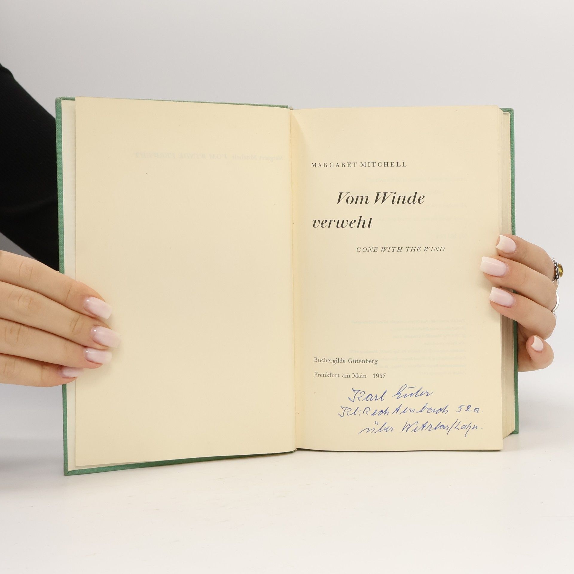 Various authors Vom Winde verweht