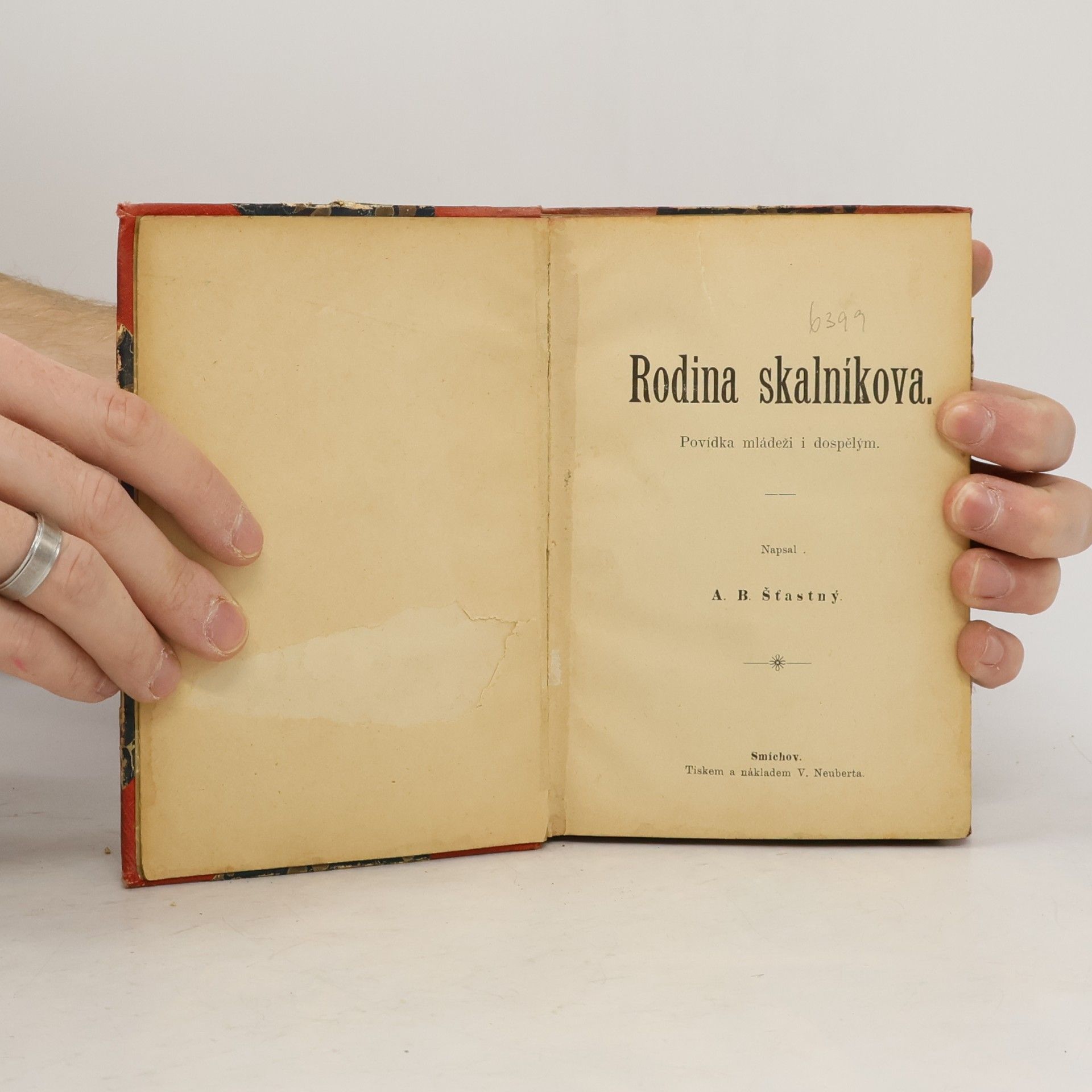 A. B. Šťastný Rodina skalníkova. Povídka mládeži i dospělým.