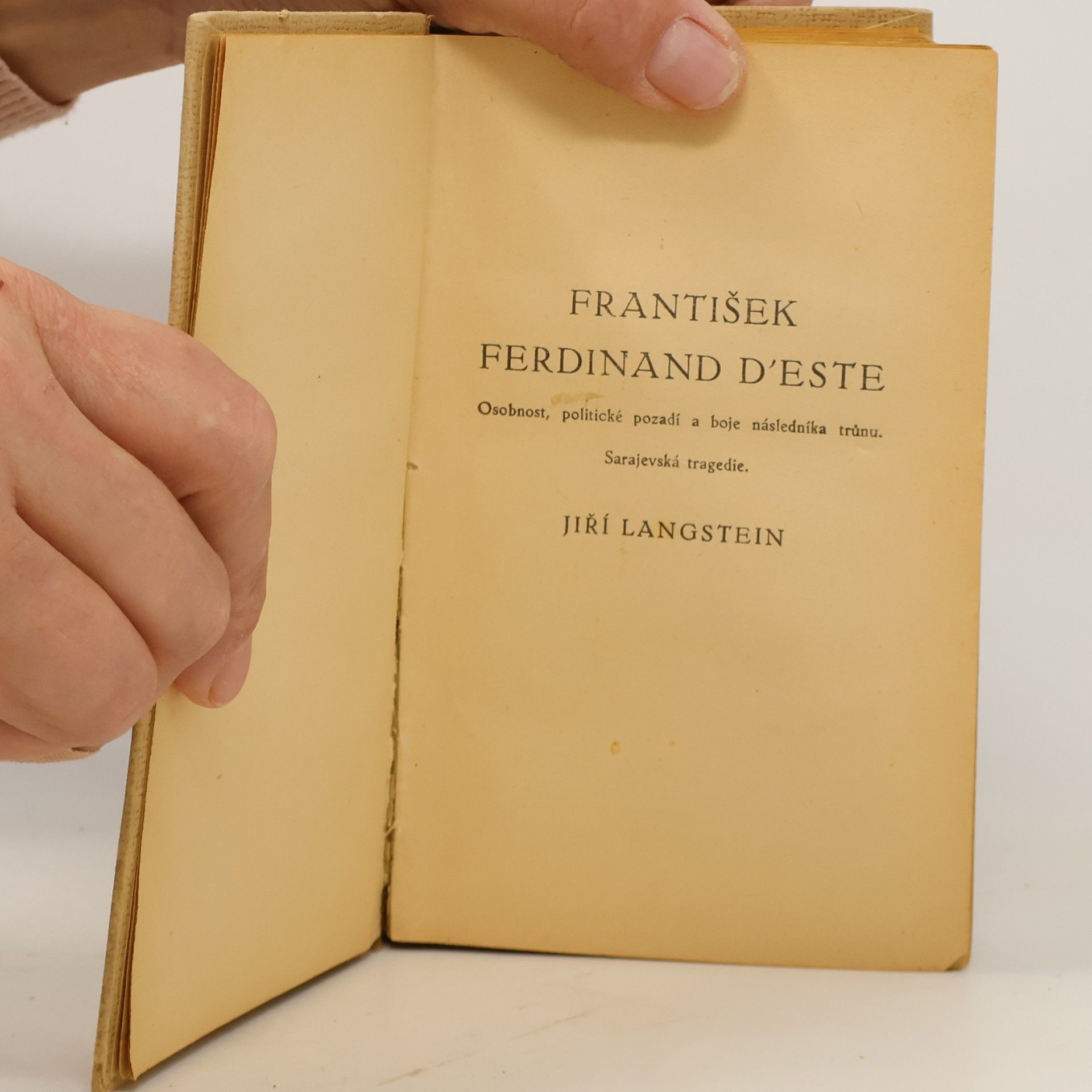 Langstein-Němec František Ferdinand d'Este