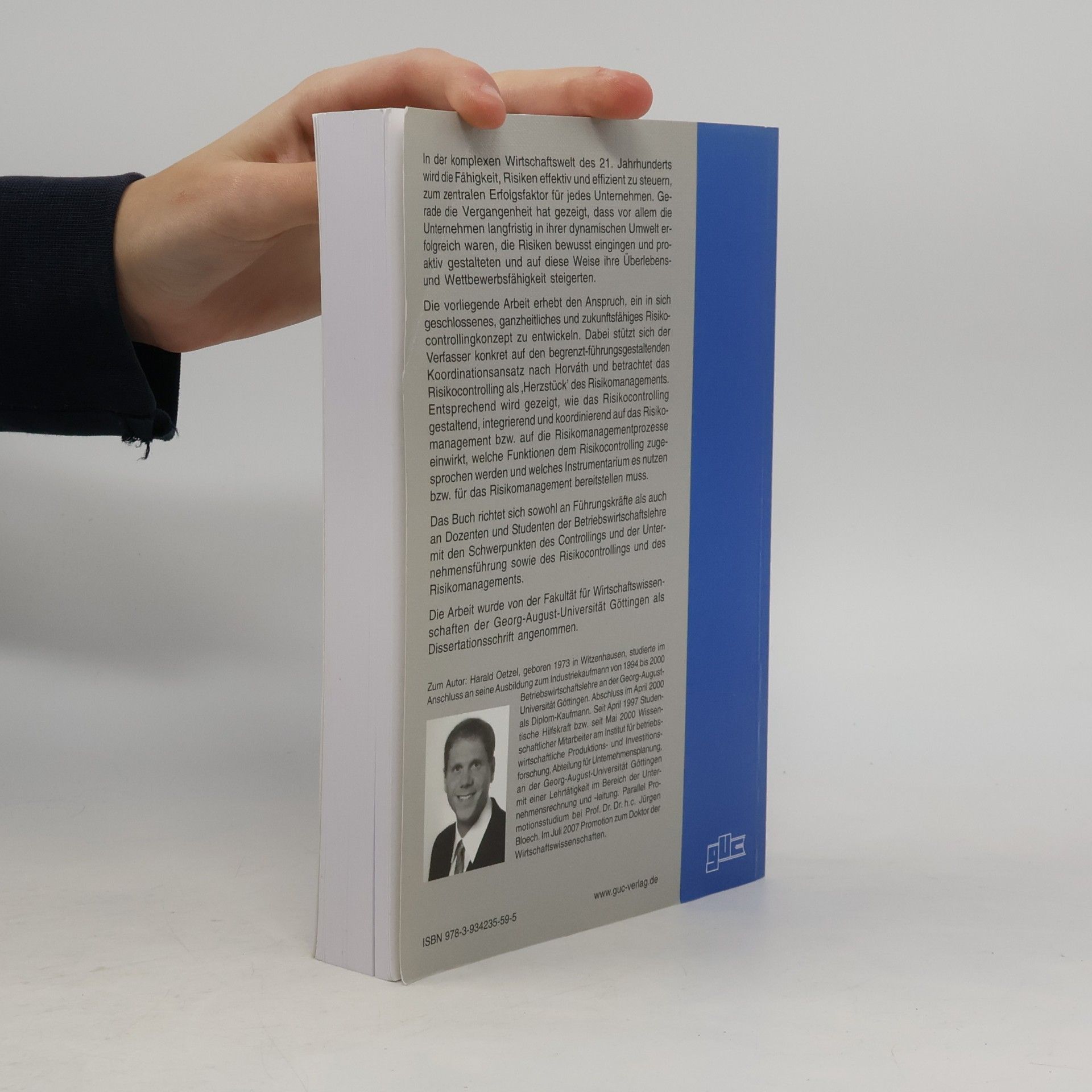Harald Oetzel Dissertationsreihe - 24: Risikocontrolling im Führungssystem aus funktionaler und instrumentaler Perspektive