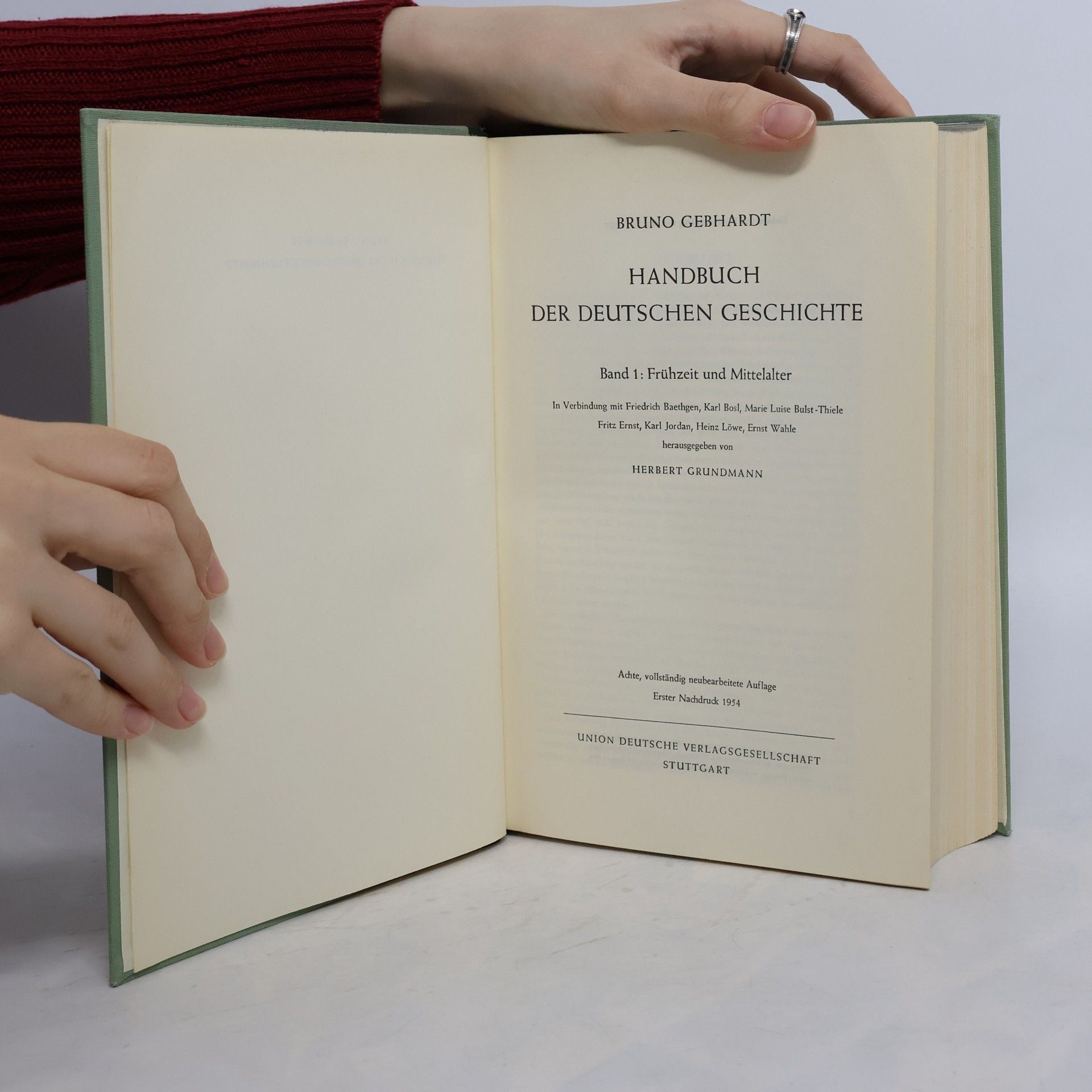 Gebhardt Handbuch der deutschen Geschichte 1