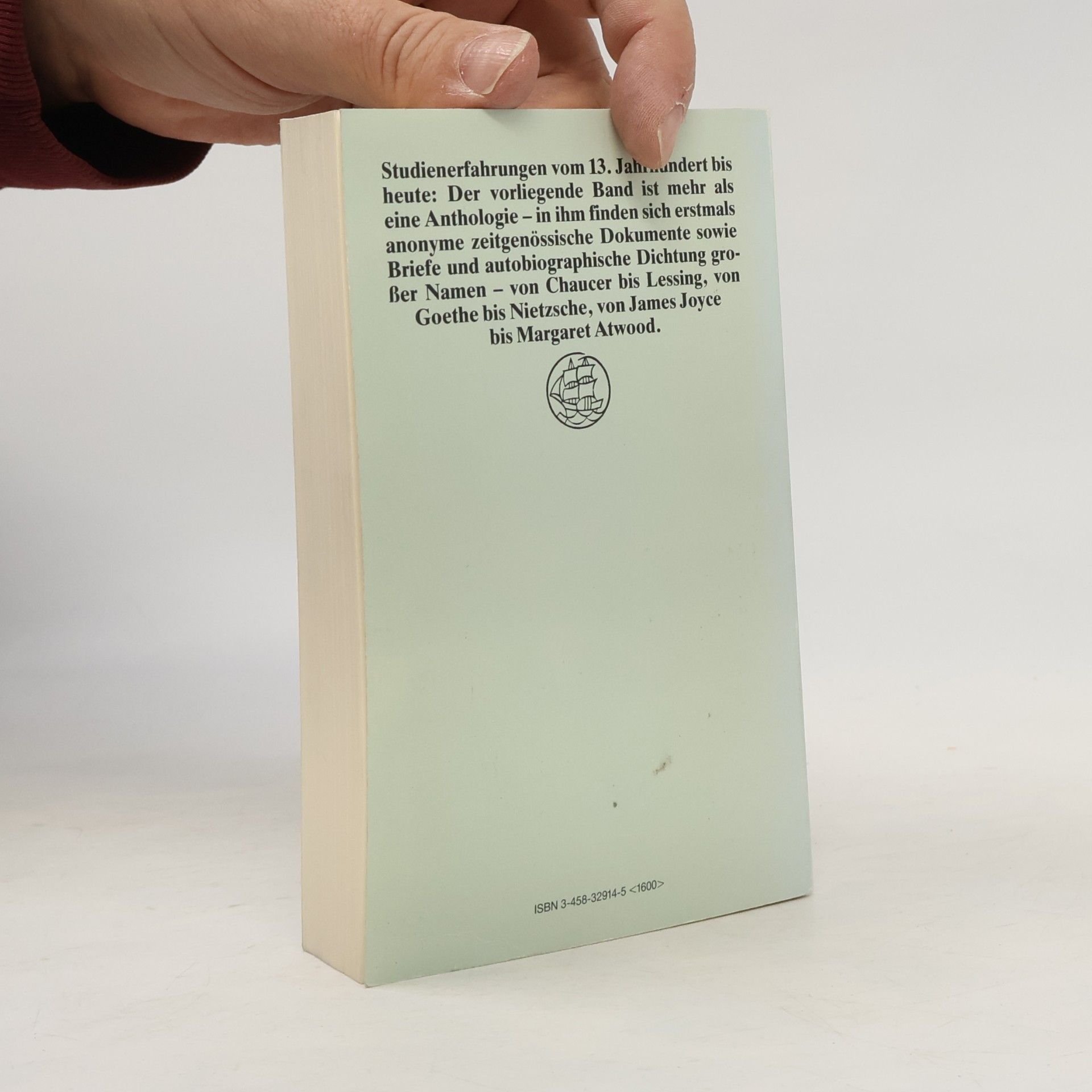 Vera Pagin Das Lesebuch vom Studium