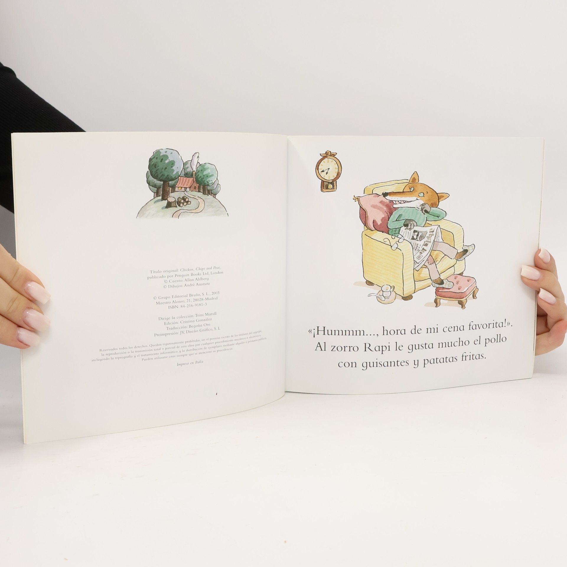 Allan Ahlberg Papi y Tranqui: La Cena de Rapi