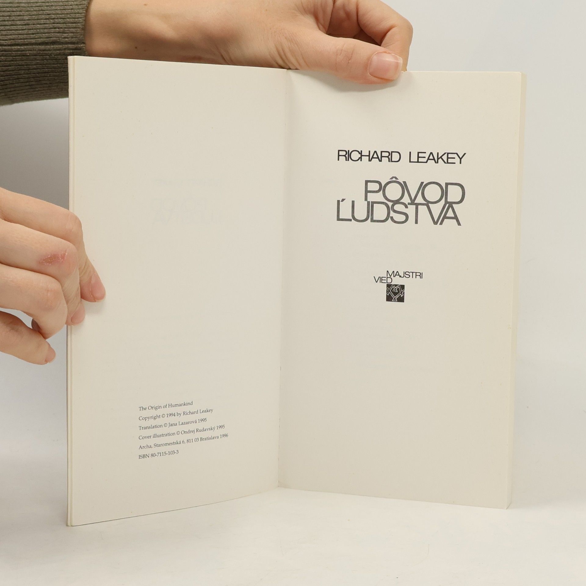 Richard Leakey Pôvod ľudstva
