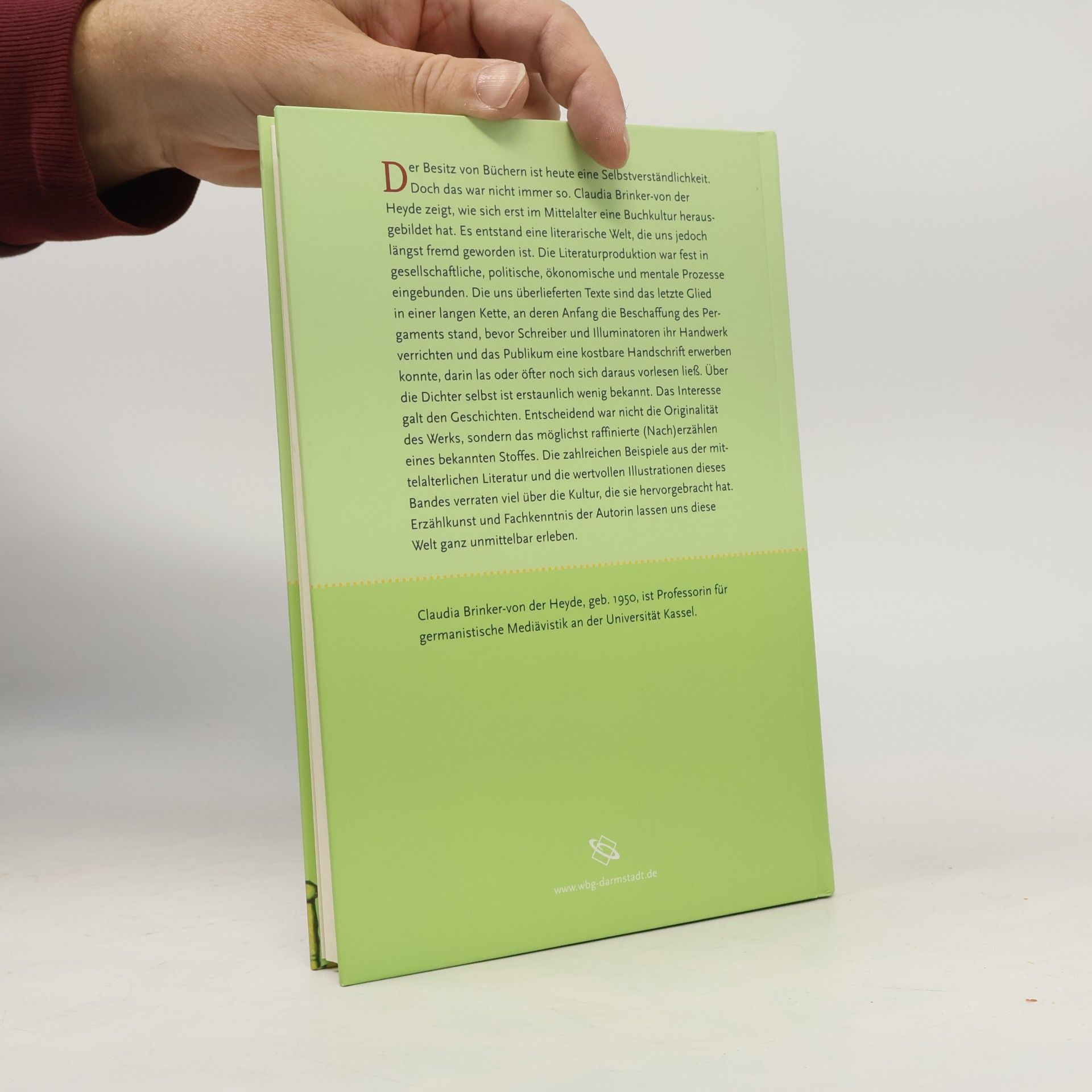Claudia Brinker-von der Heyde Die literarische Welt des Mittelalters