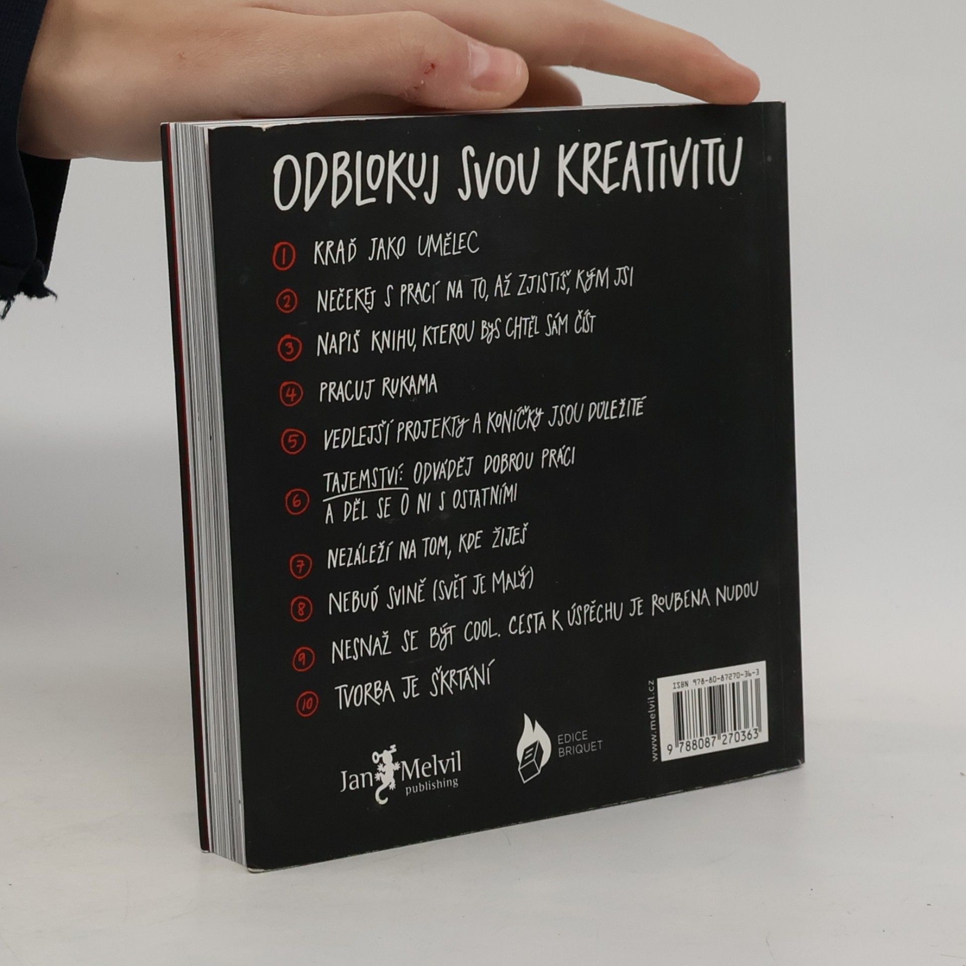 Austin Kleon Kraď jako umělec. 10 věcí, které ti nikdo neřekl o kreativitě