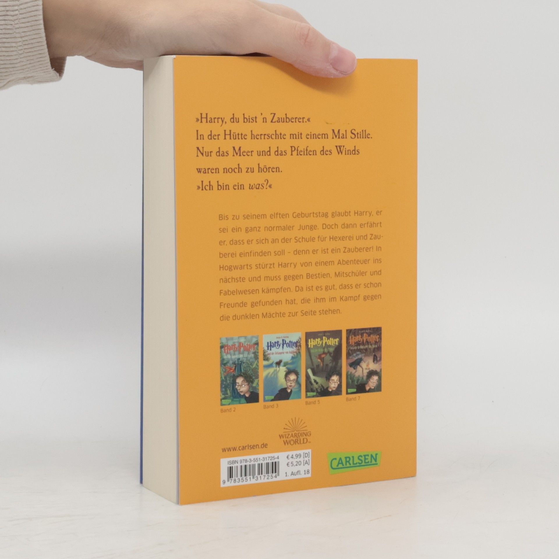 J. K. Rowling Harry Potter und der Stein der Weisen