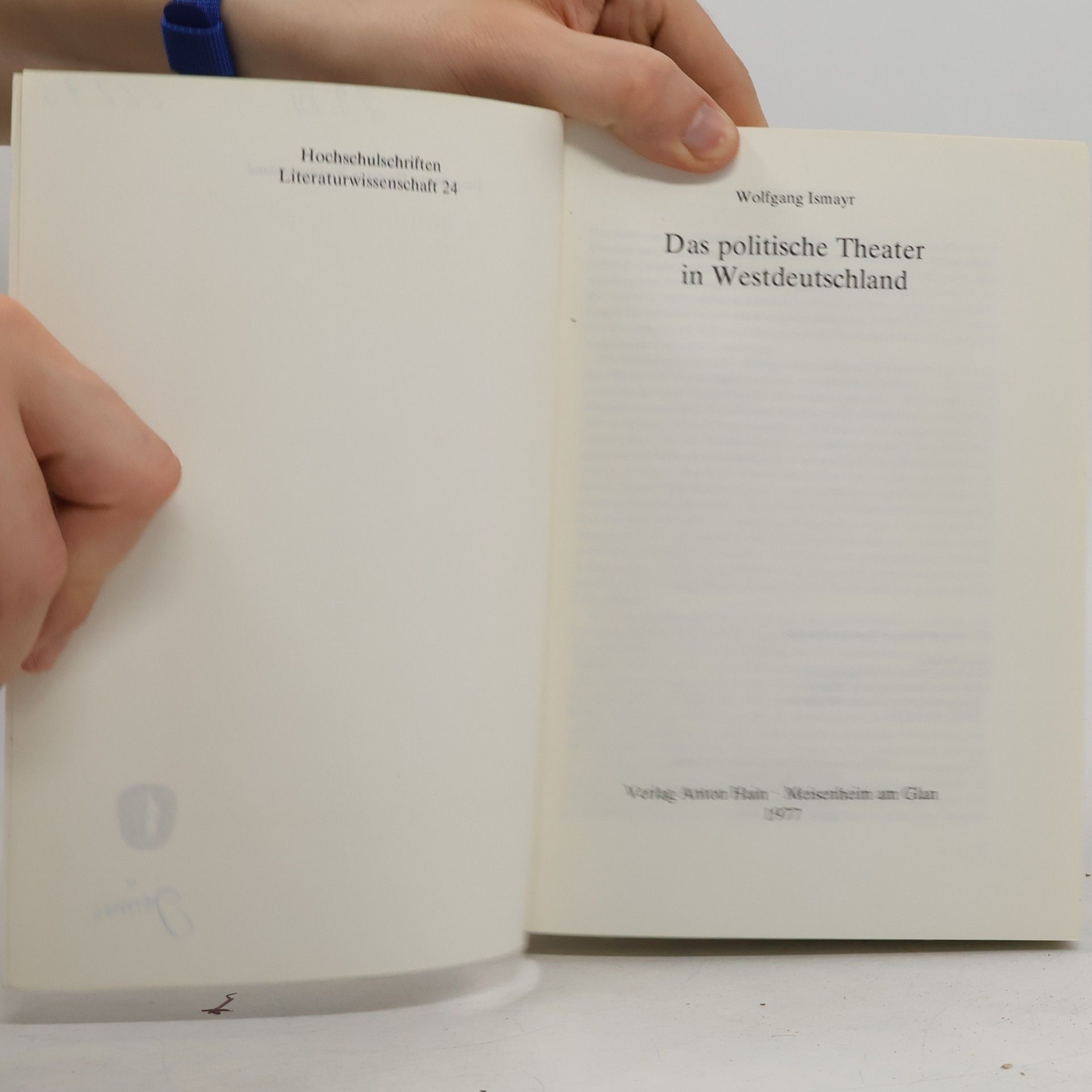 Wolfgang Ismayr Das politische Theater in Westdeutschland 24