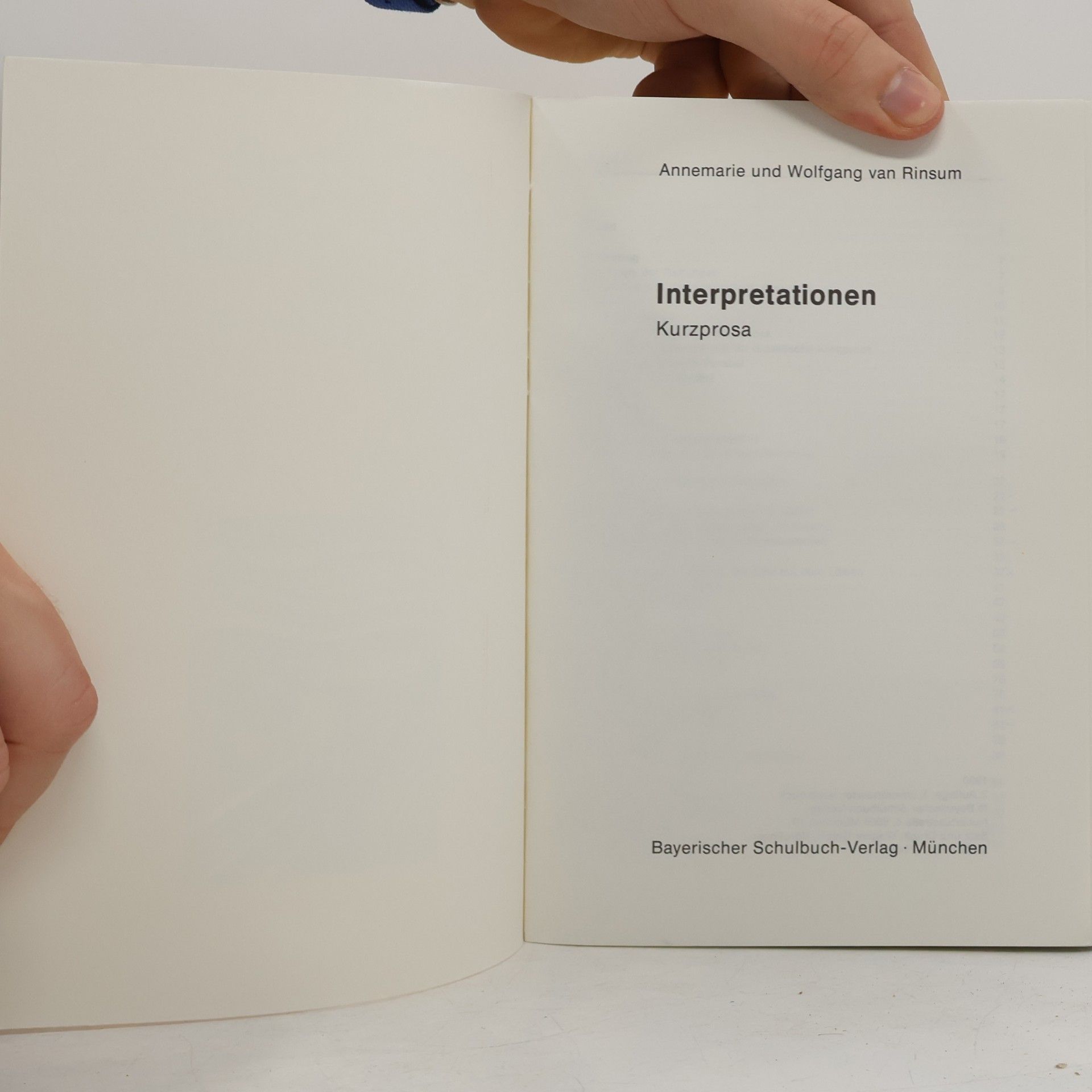 Van Rinsum Interpretationen