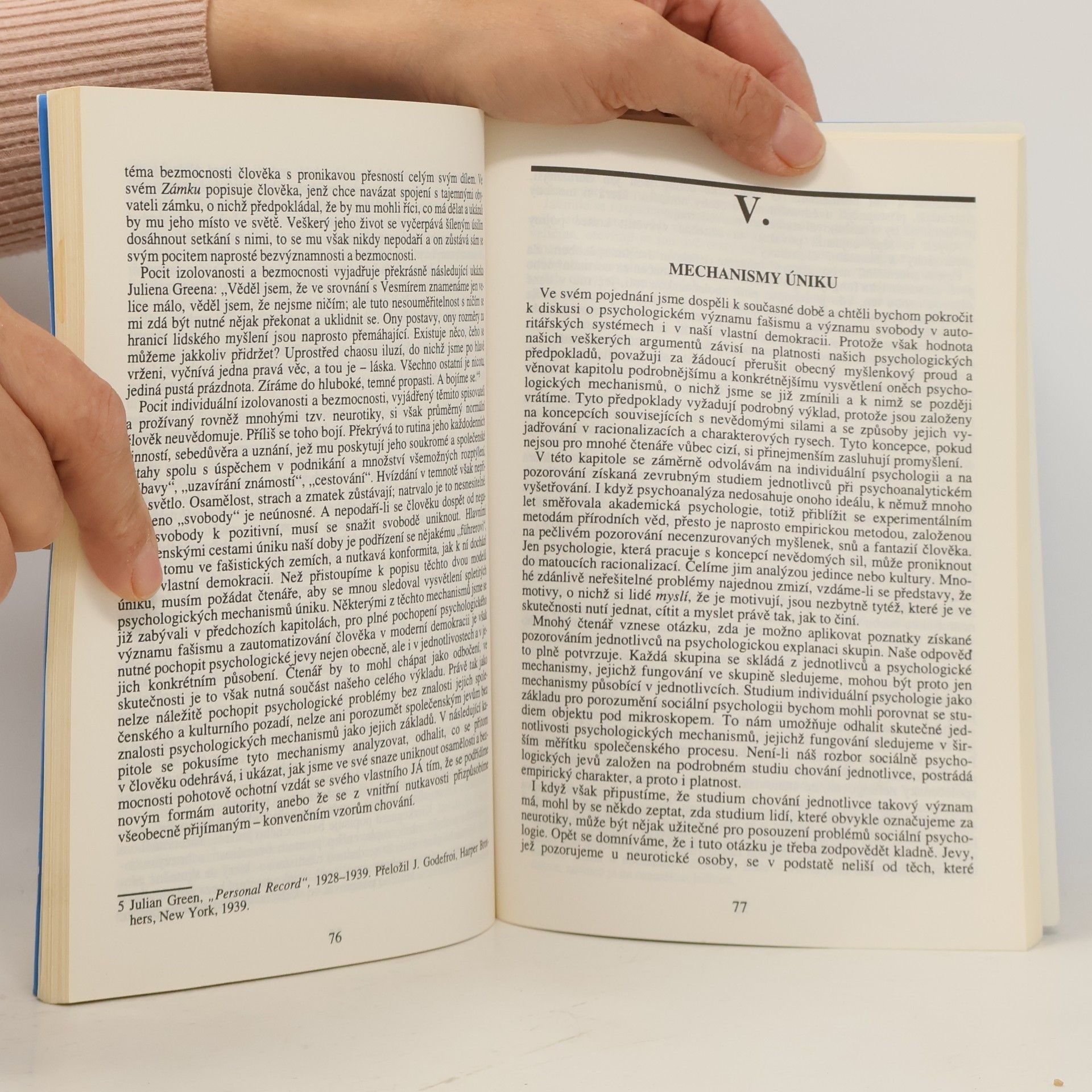 Erich Fromm Strach ze svobody