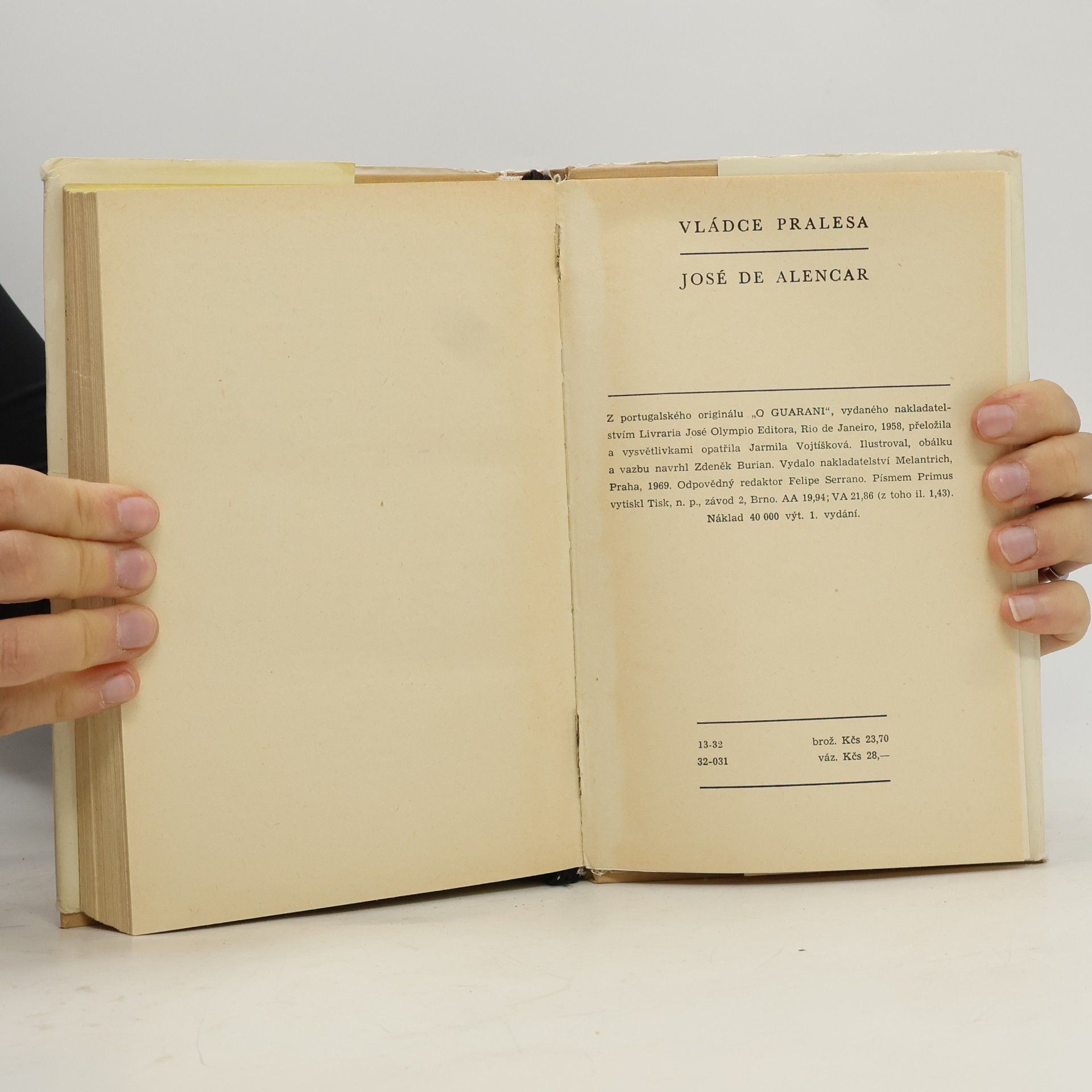 José De Alencar Vládce pralesa