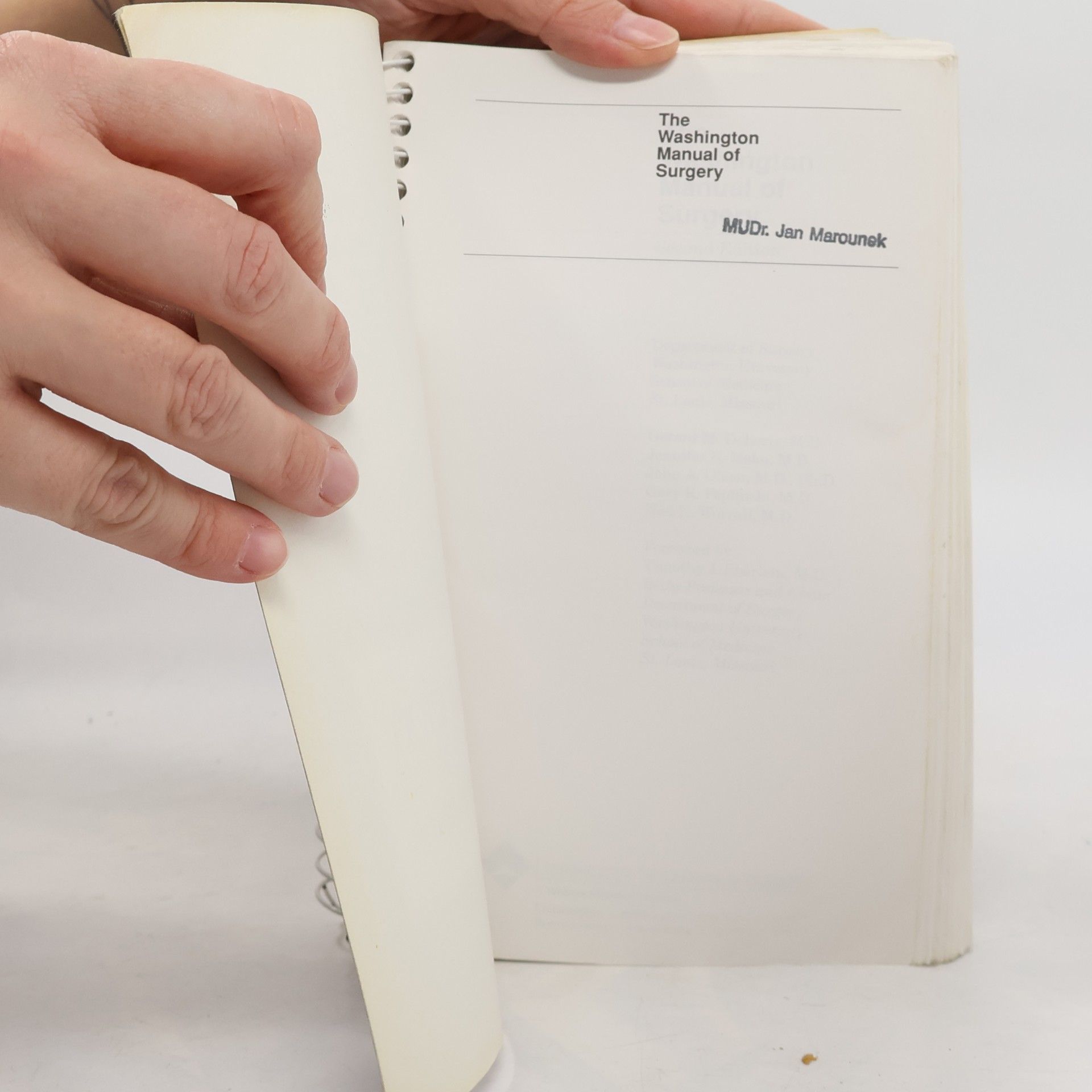 Gerard M. Doherty The Washington Manual of Surgery - 2nd Edition