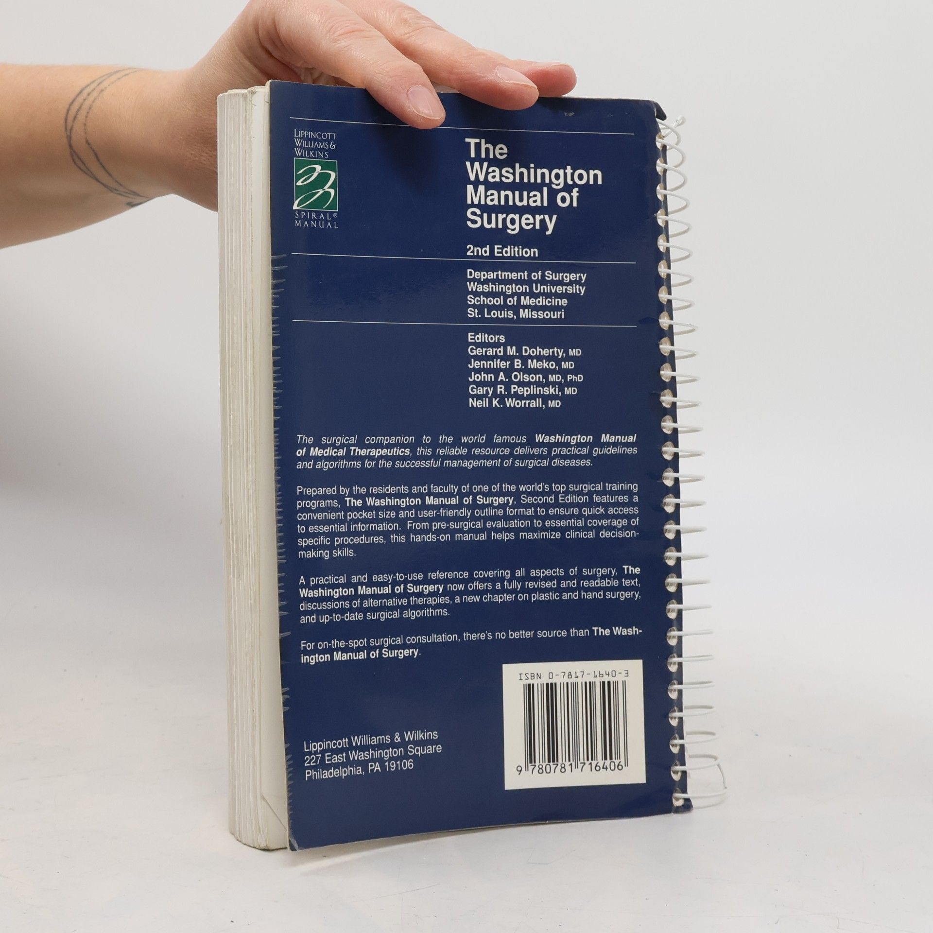 Gerard M. Doherty The Washington Manual of Surgery - 2nd Edition