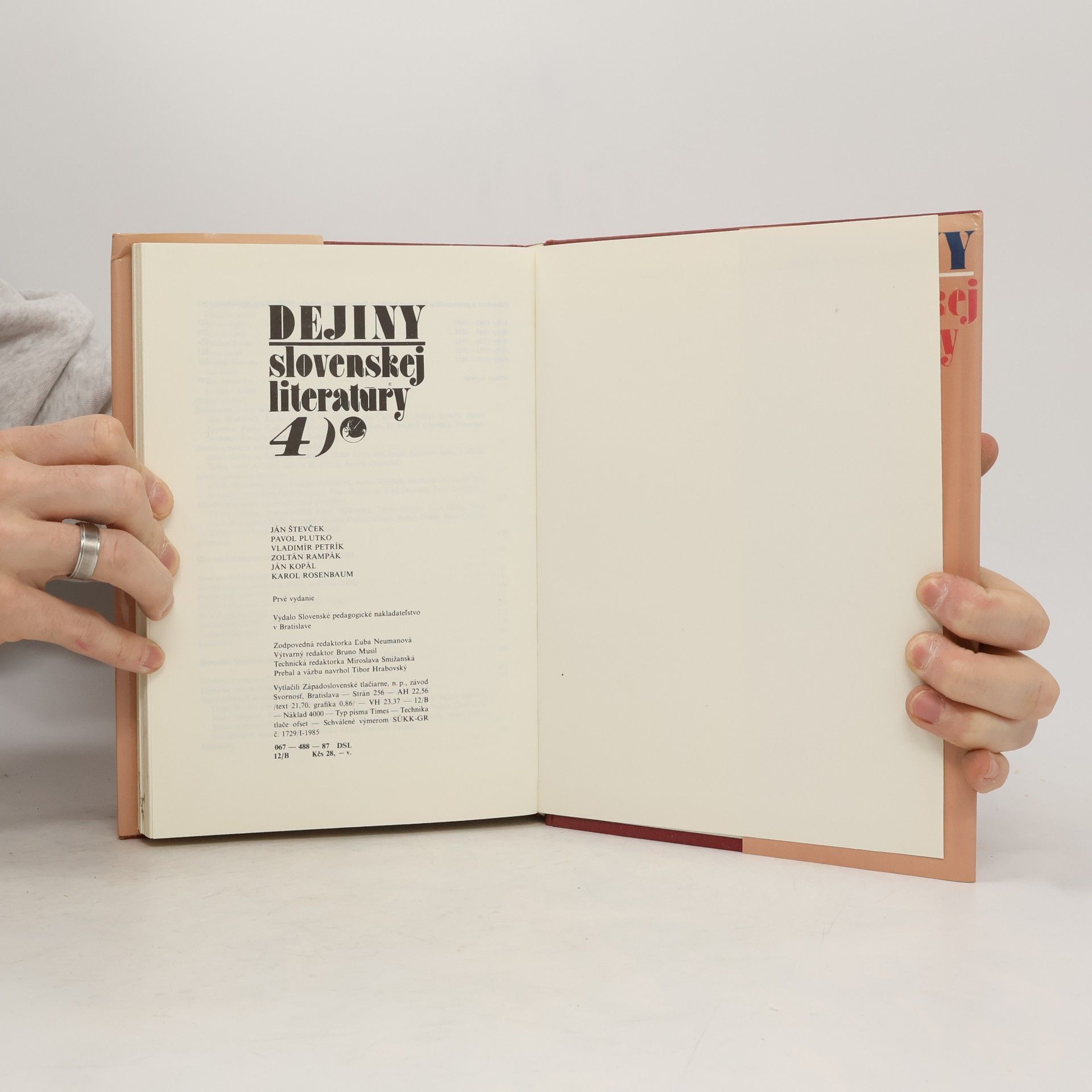 Collectif d'auteurs Dejiny slovenskej literatúry 4