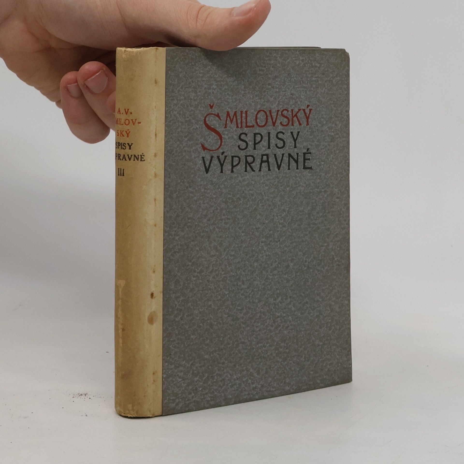 Spisy výpravné III. Starohorský filosof. Krupař Kleofáš