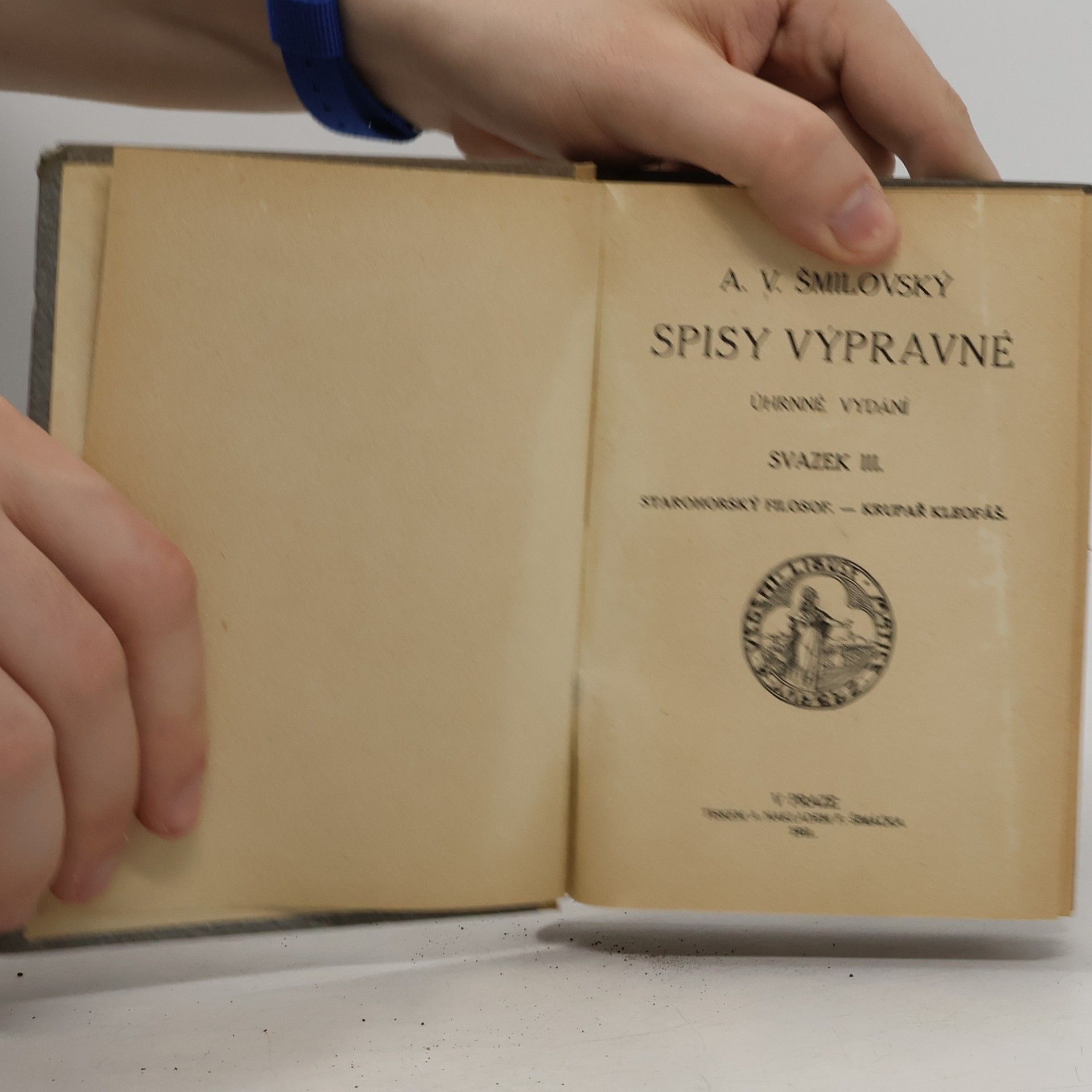 Alois Vojtěch Šmilovský Spisy výpravné III. Starohorský filosof. Krupař Kleofáš