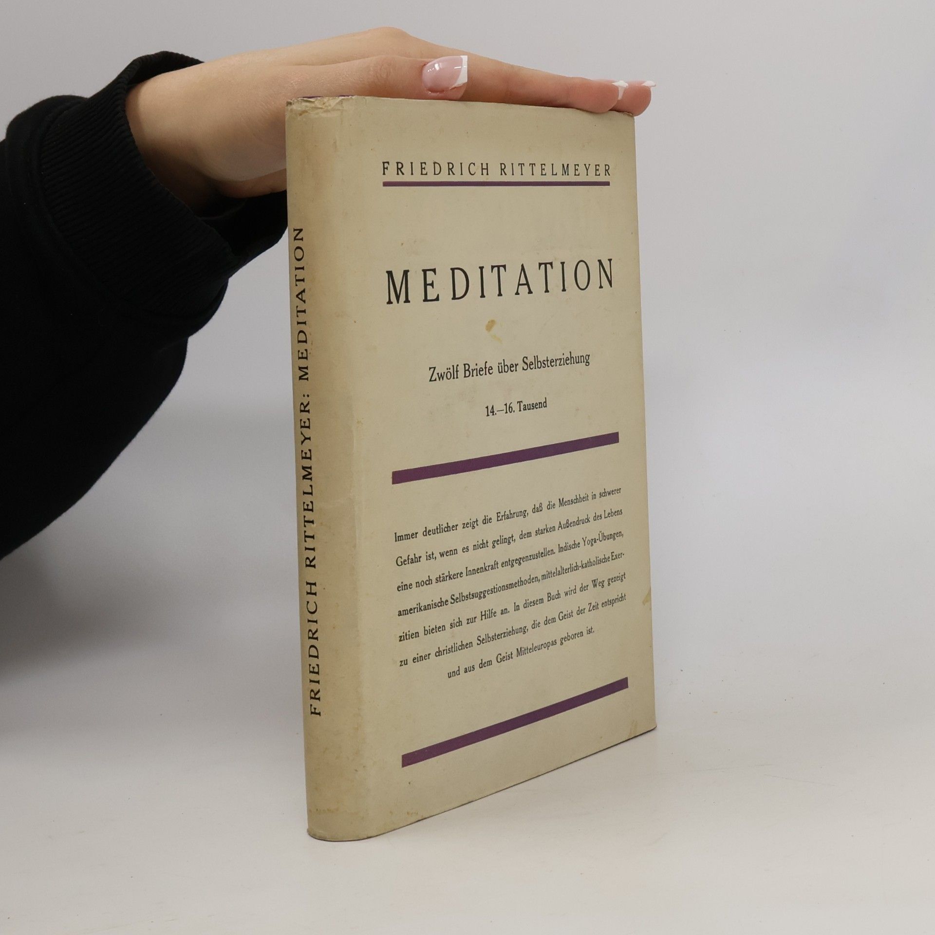 Friedrich Rittelmeyer Meditation