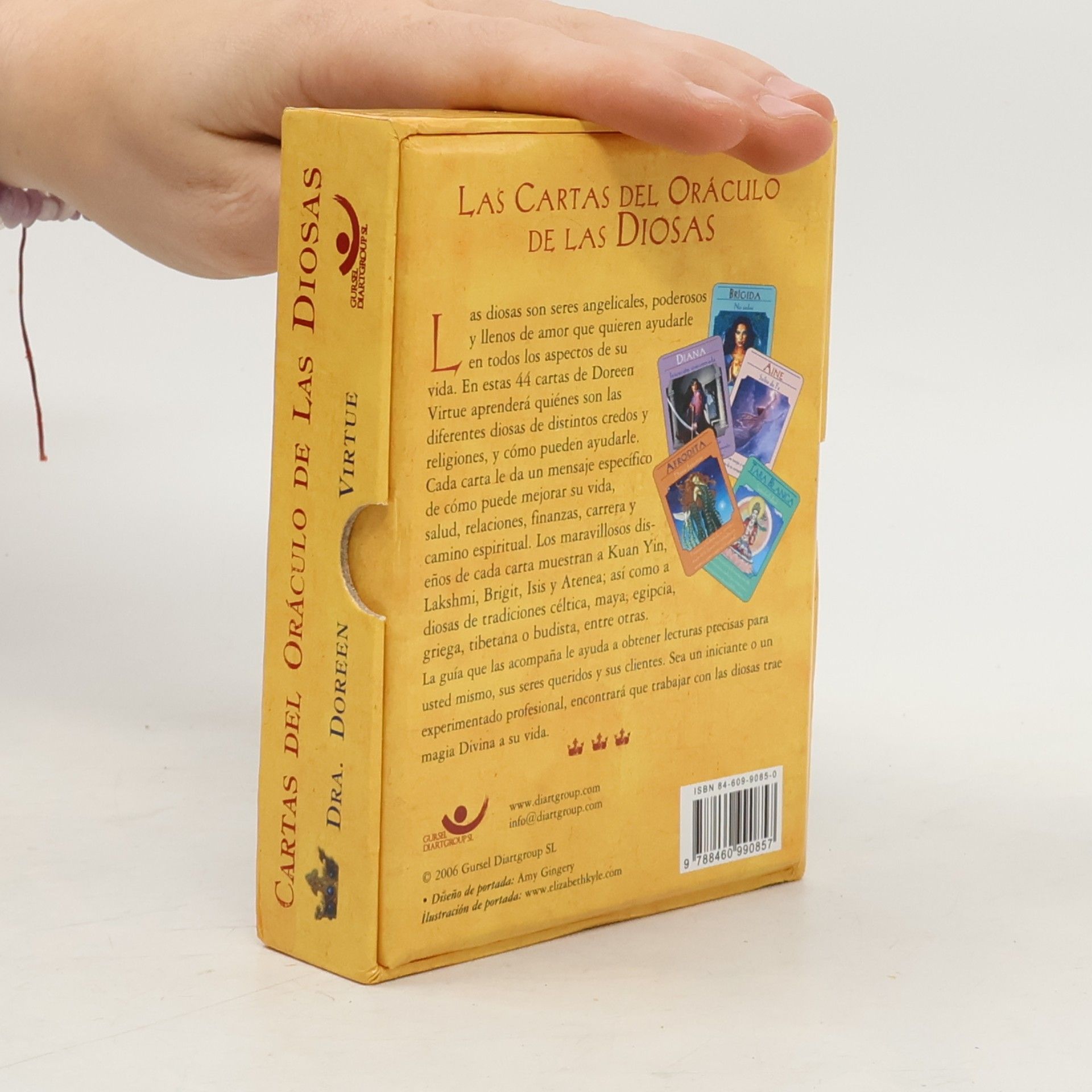 Doreen Virtue Libro guía para las cartas del oráculo de las diosas