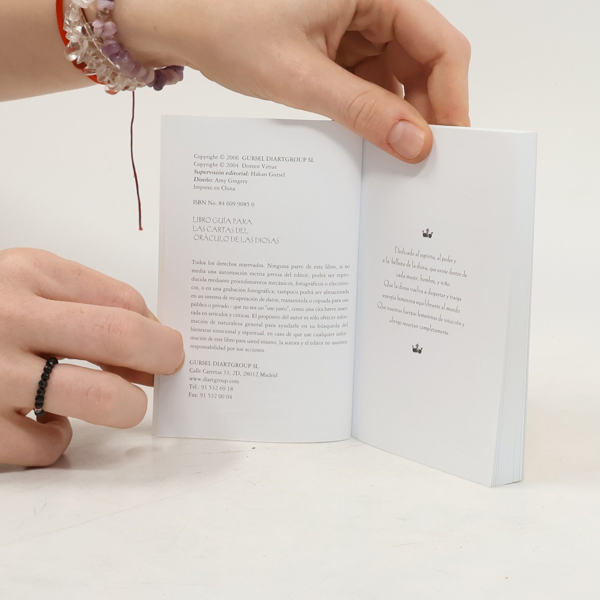 Doreen Virtue Libro guía para las cartas del oráculo de las diosas