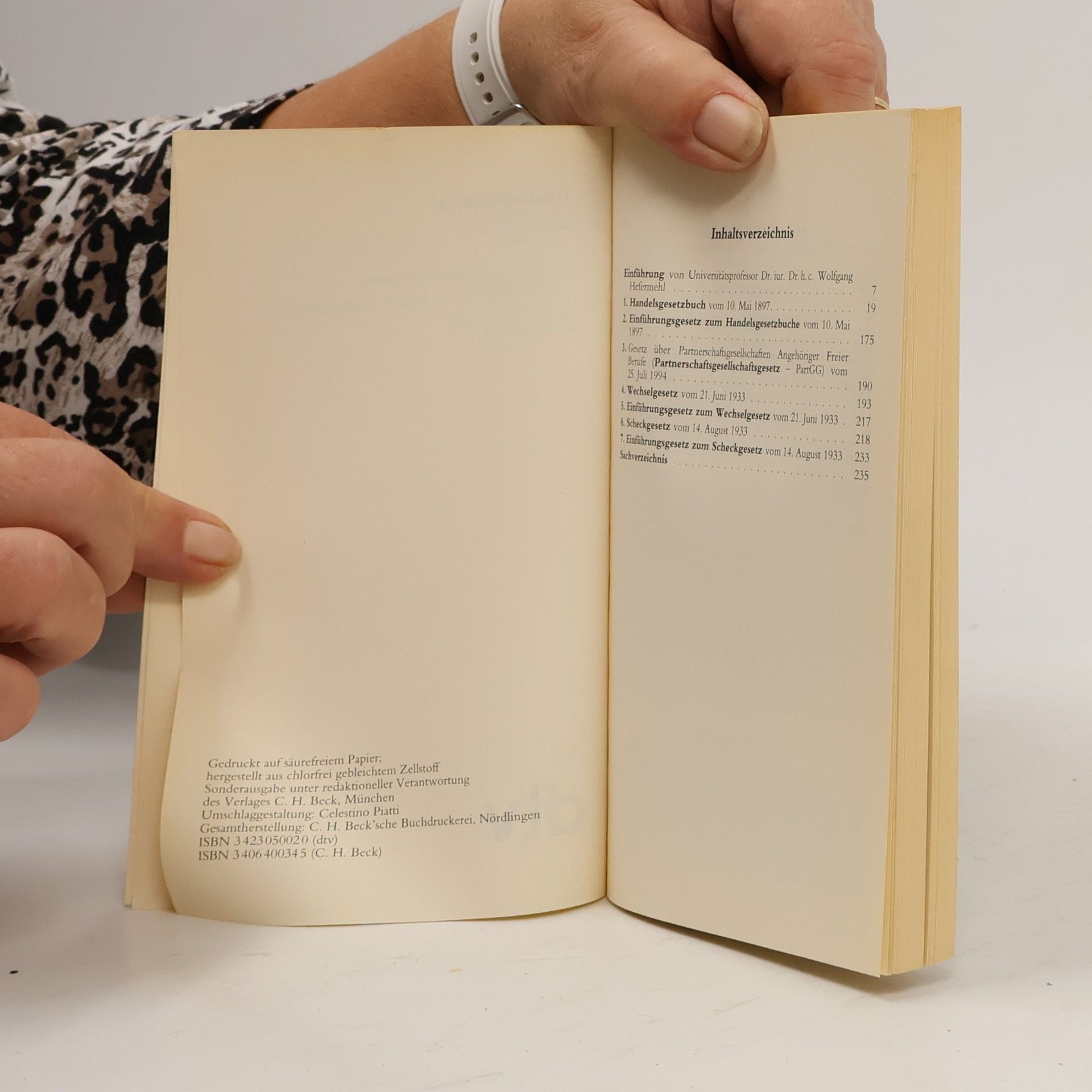 Celestino Piatti Handelsgesetzbuch