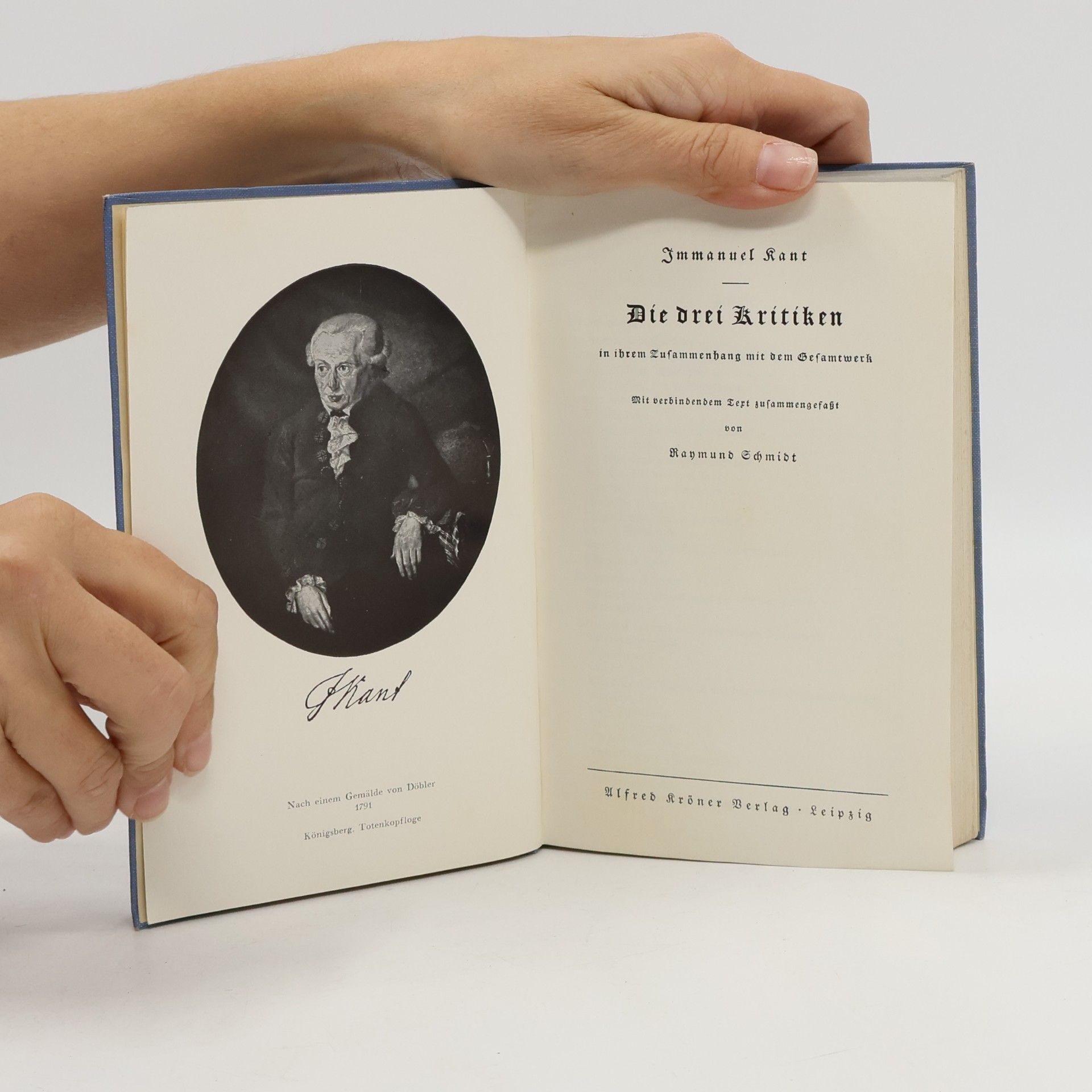 Immanuel Kant Die drei Kritiken