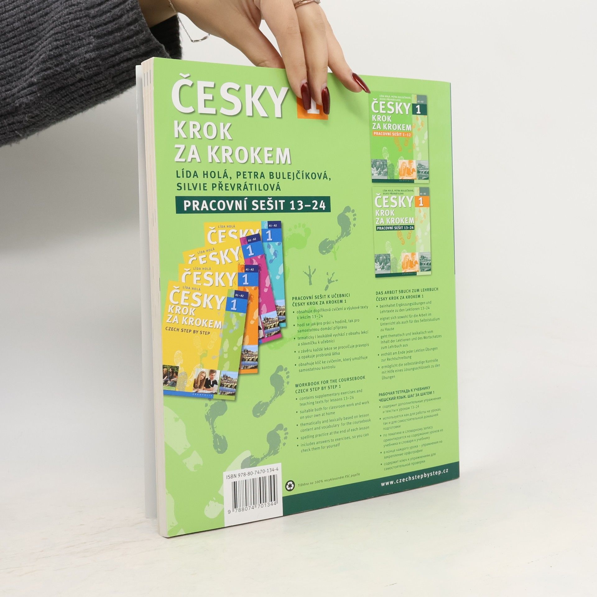 Lída Holá Česky krok za krokem 1. A1-A2. Pracovní sešit 13–24