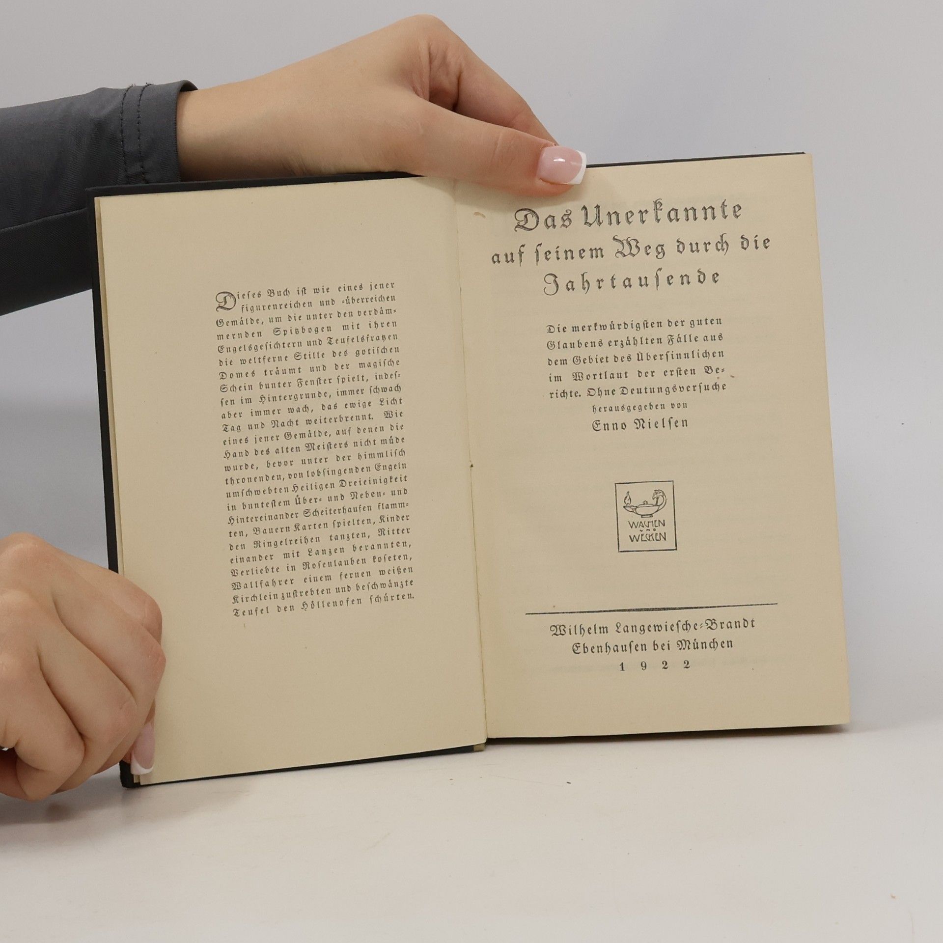 Various authors Das Unerkannte auf seinem Weg durch die Jahrtausende
