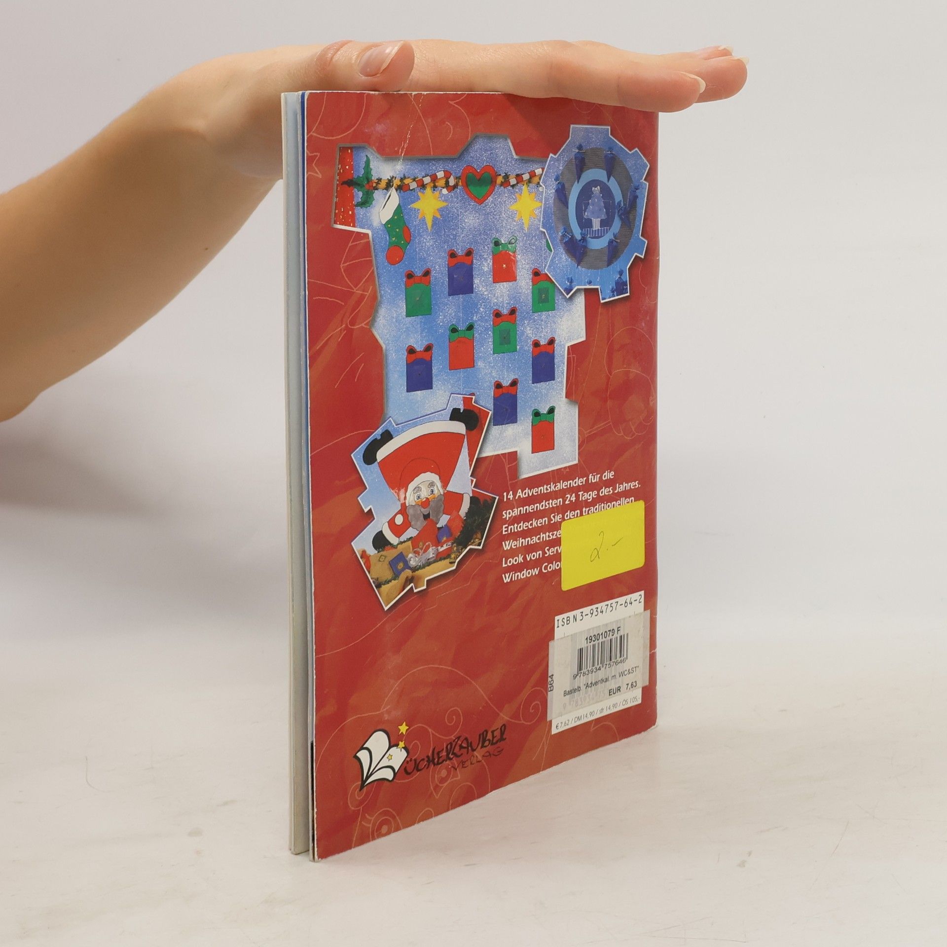 Marita Sommer Adventskalender mit Window Color & Serviettentechnik