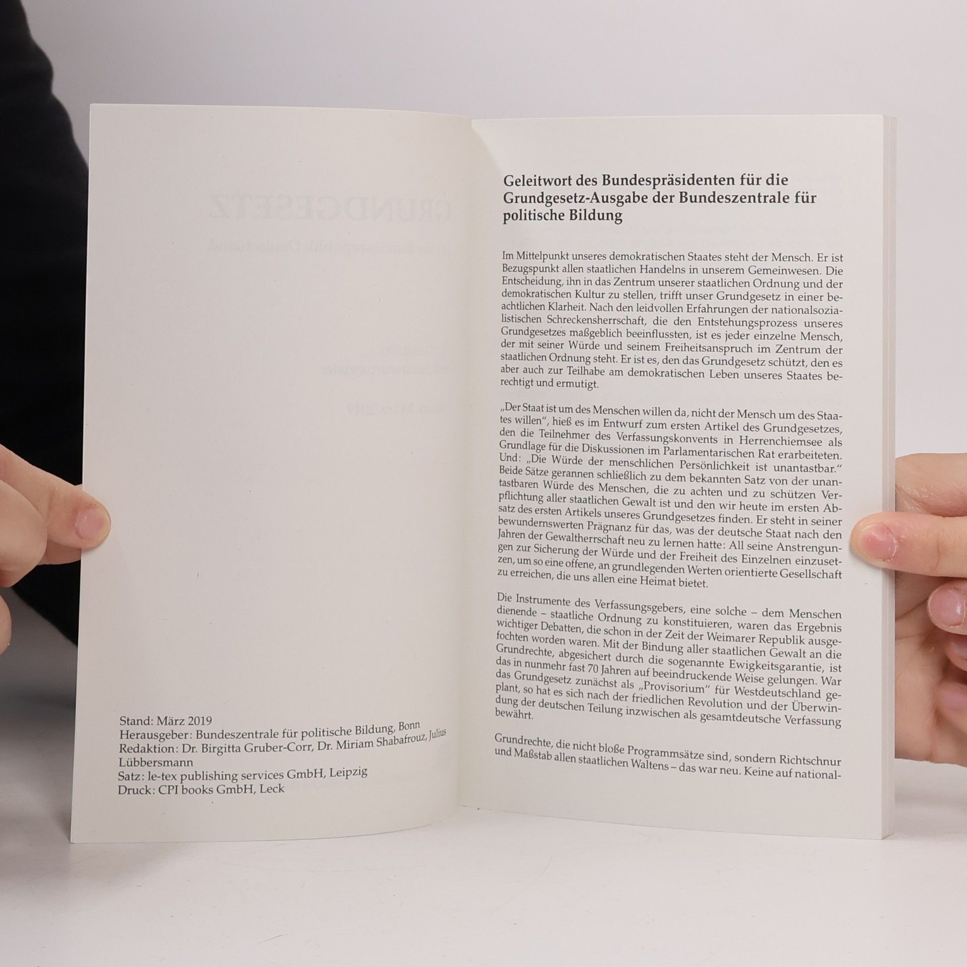 Autorenkollektiv Grundgesetz für die Bundesrepublik Deutschland