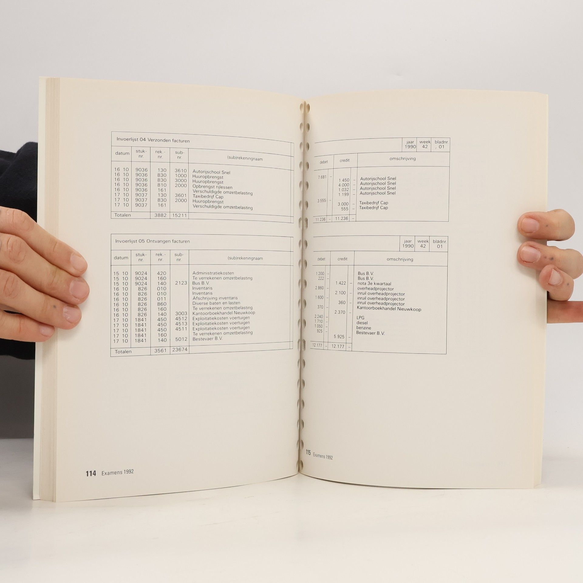 Collectif d'auteurs Boekhouden Examenbundel 92-93