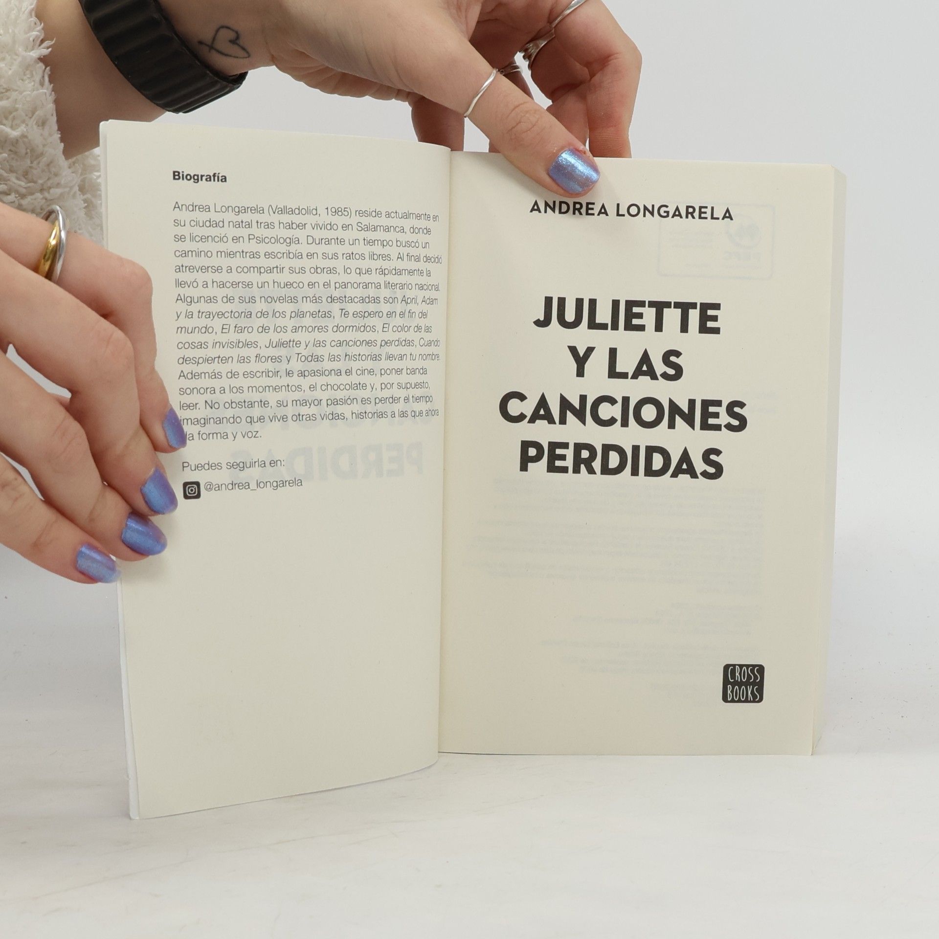Andrea Longarela Juliette y las canciones perdidas