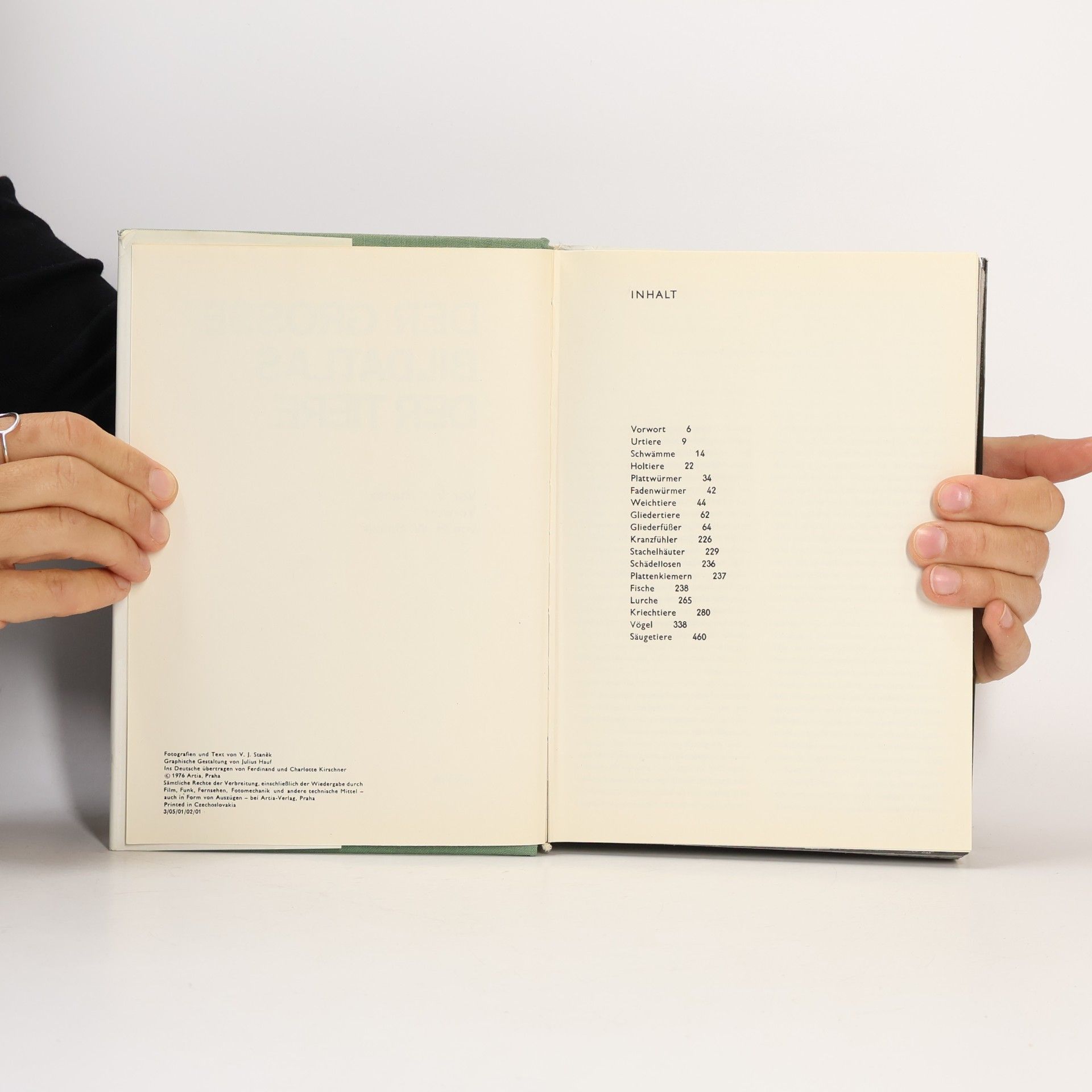 Vaclav J. Stanek Der grosse Bildatlas der Tiere