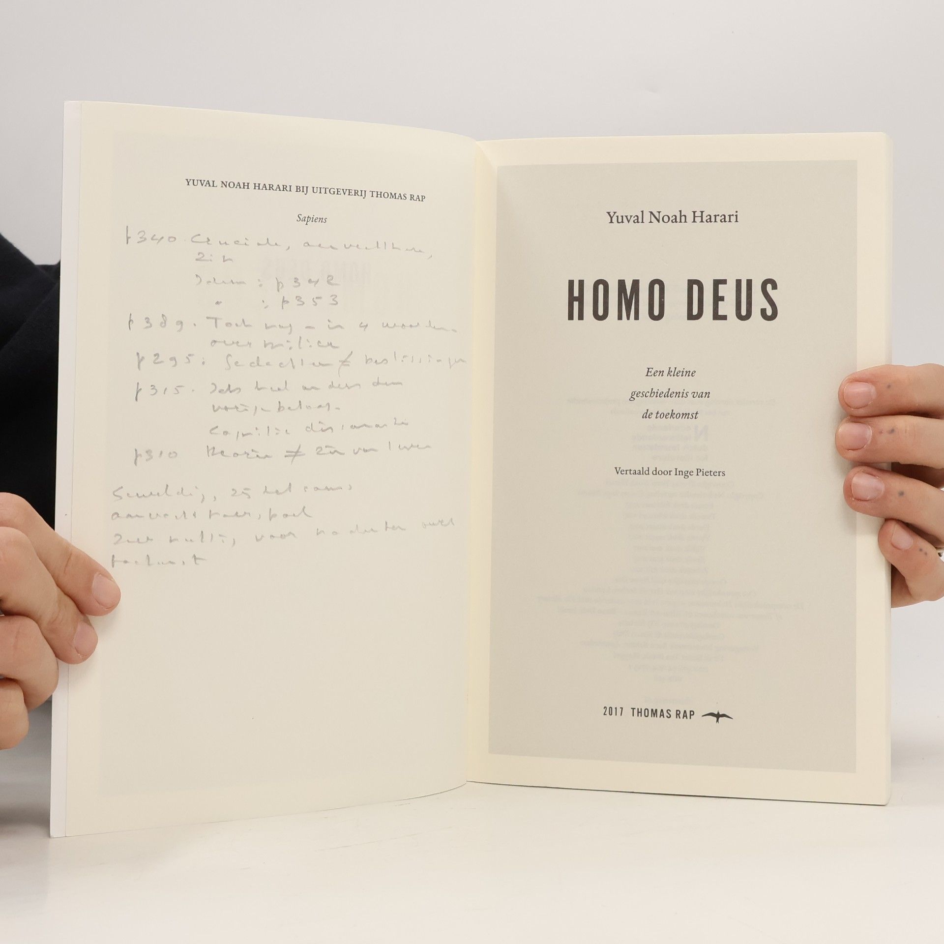 Inge Pieters Homo Deus
