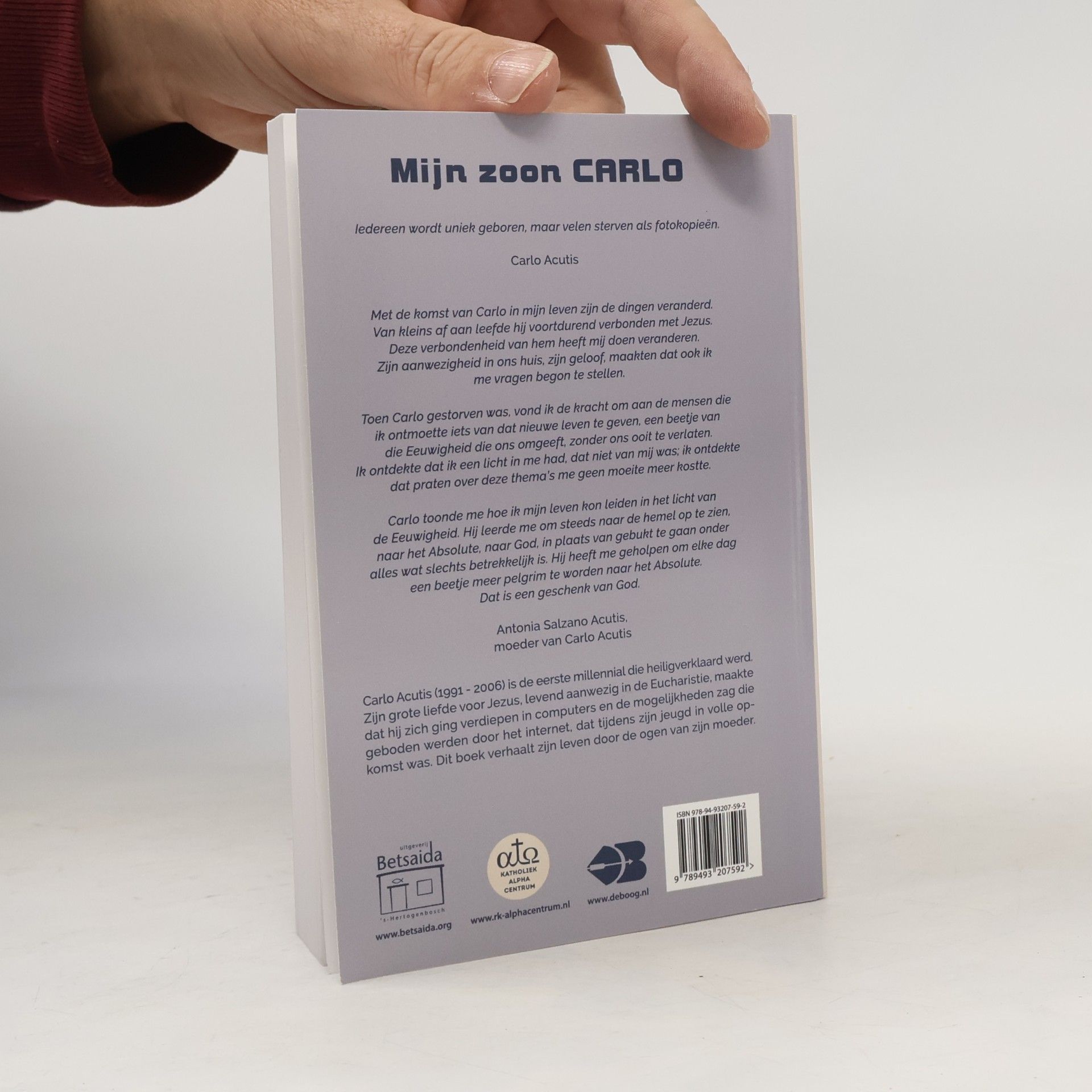 Antonia Salzano Acutis Mijn zoon Carlo