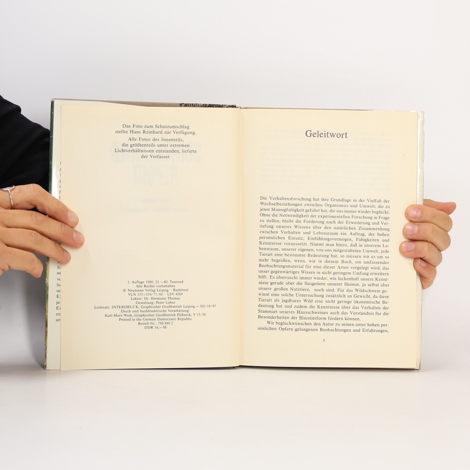 Heinz Meynhardt Schwarzwild-Report