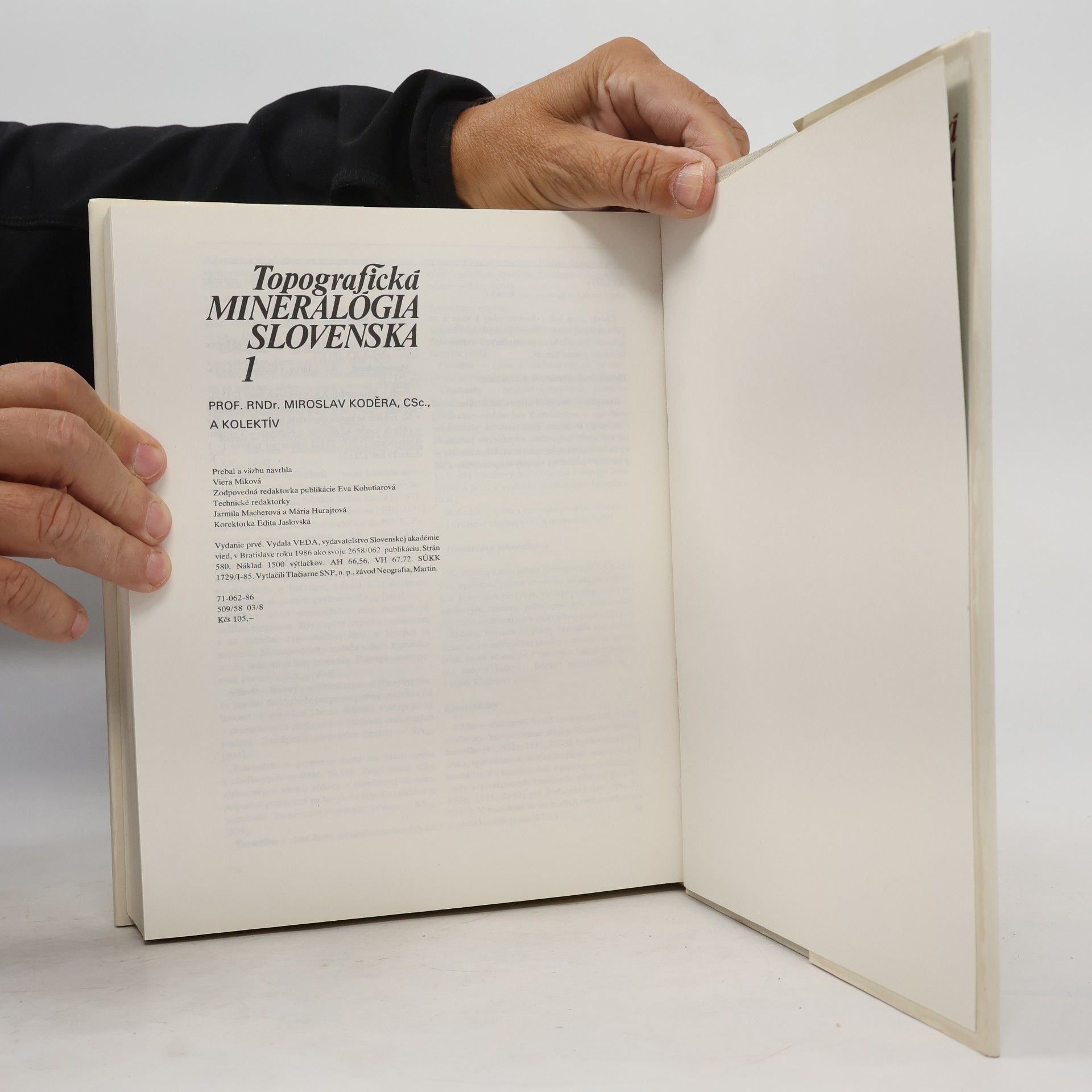 Miroslav Koděra Topografická mineralógia Slovenska 1