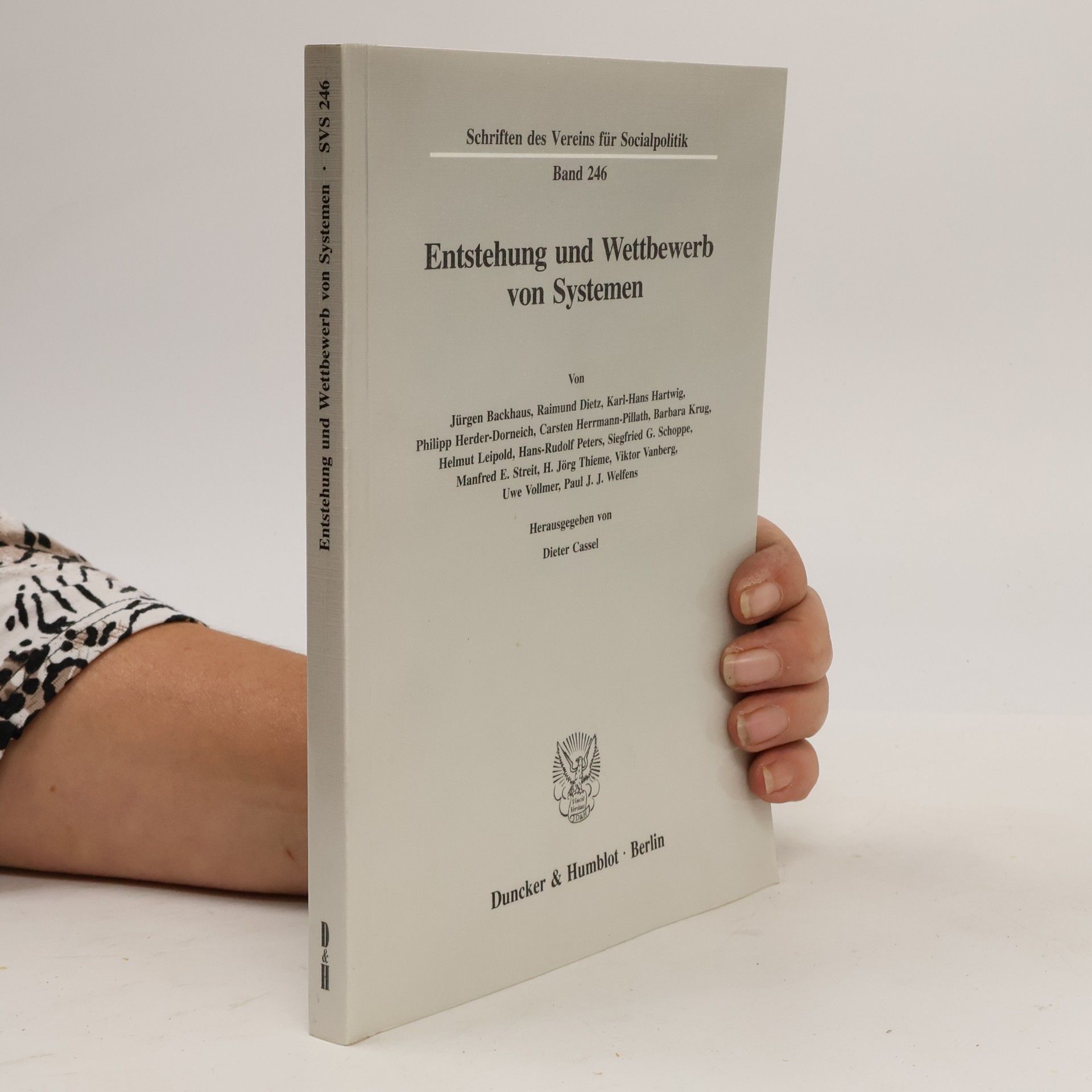 Schriften des Vereins für Socialpolitik - 246: Entstehung und Wettbewerb von Systemen